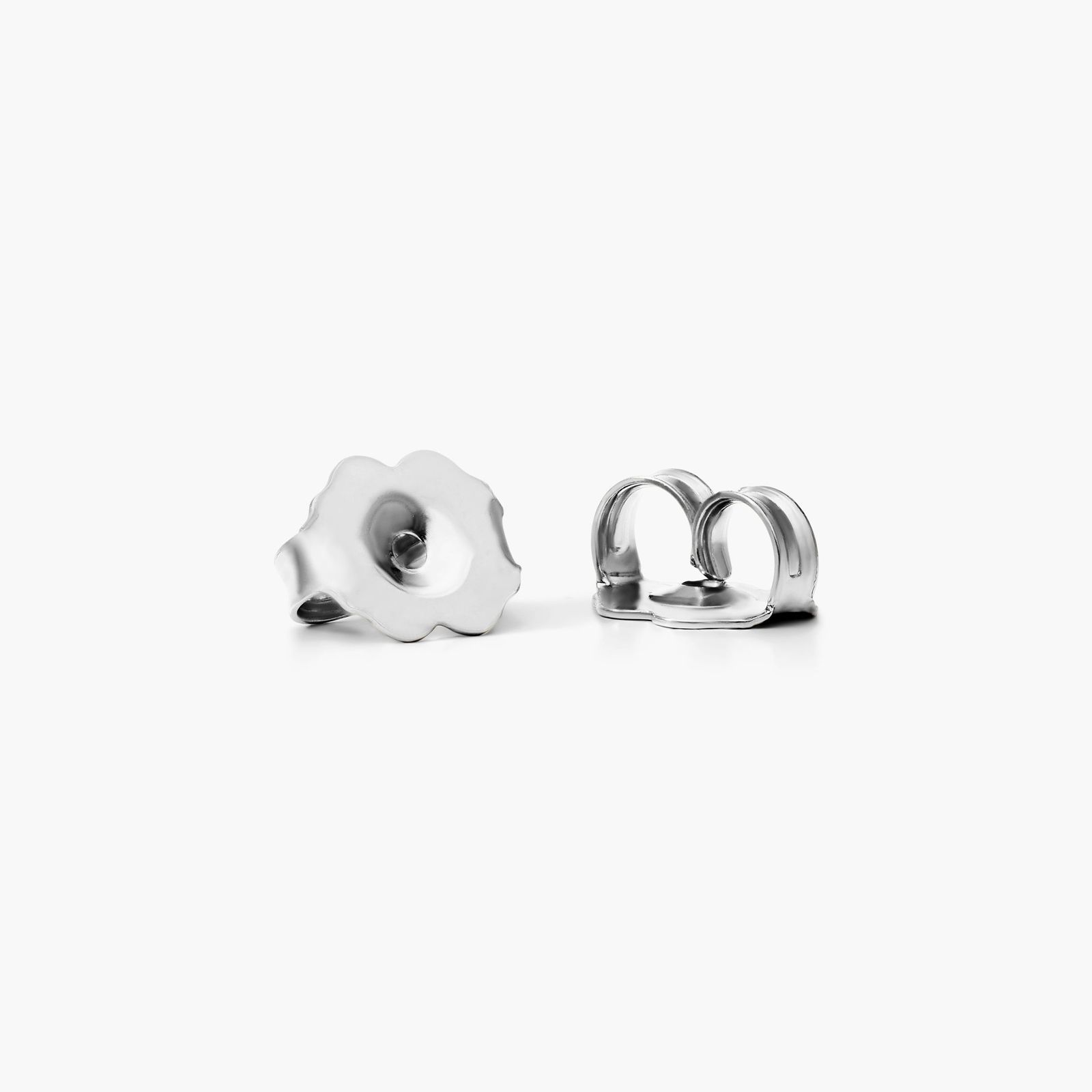 Petite Ear Diamond Climber Earrings In 14K White Gold