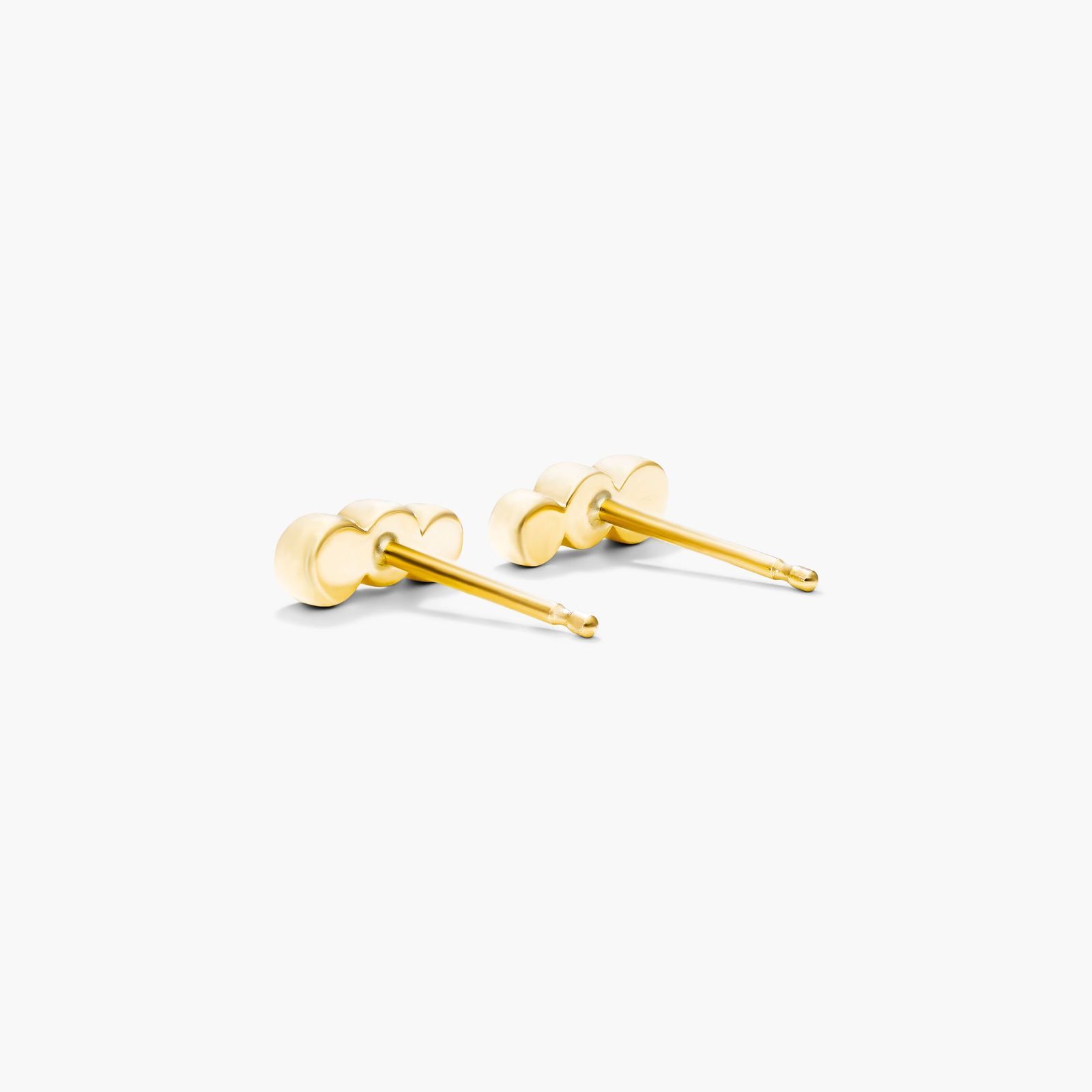 14K Yellow Gold Petite Ear Climber Diamond Earrings
