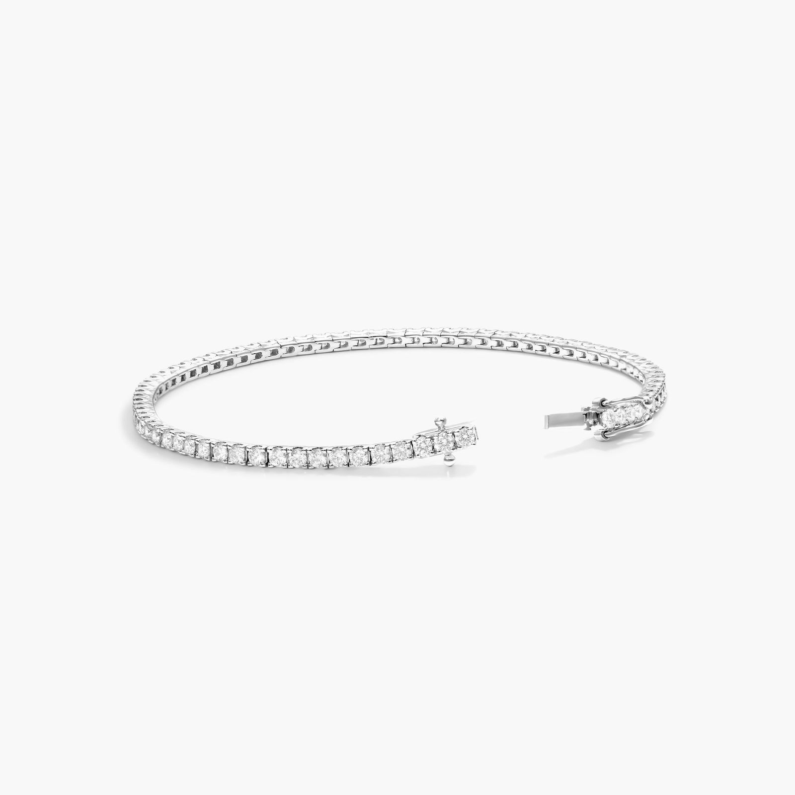 Tennis Bracelet With 3 CTW Diamonds In 14K White Gold