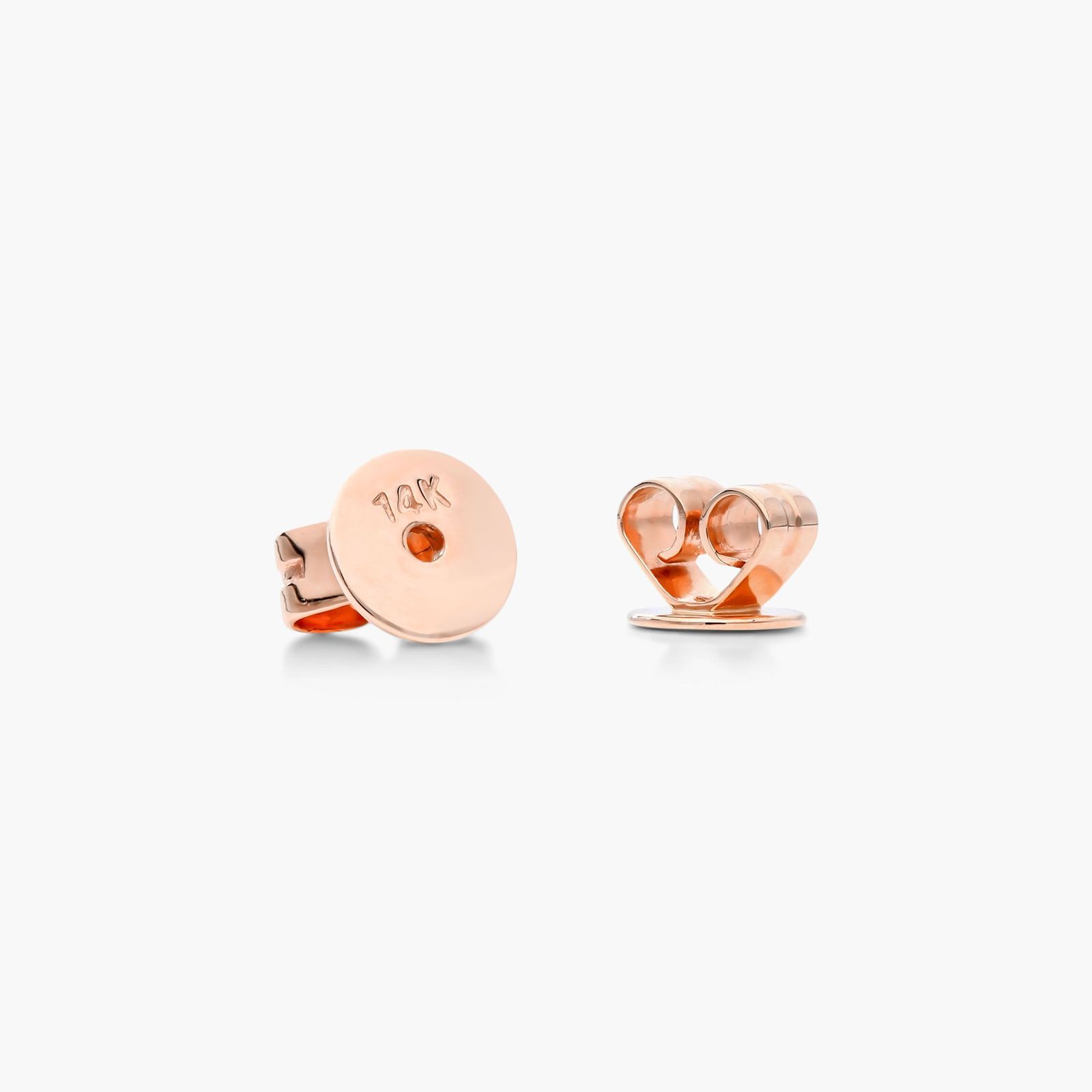 Graduated Round  Diamond Climber Earrings In 14K Rose Gold