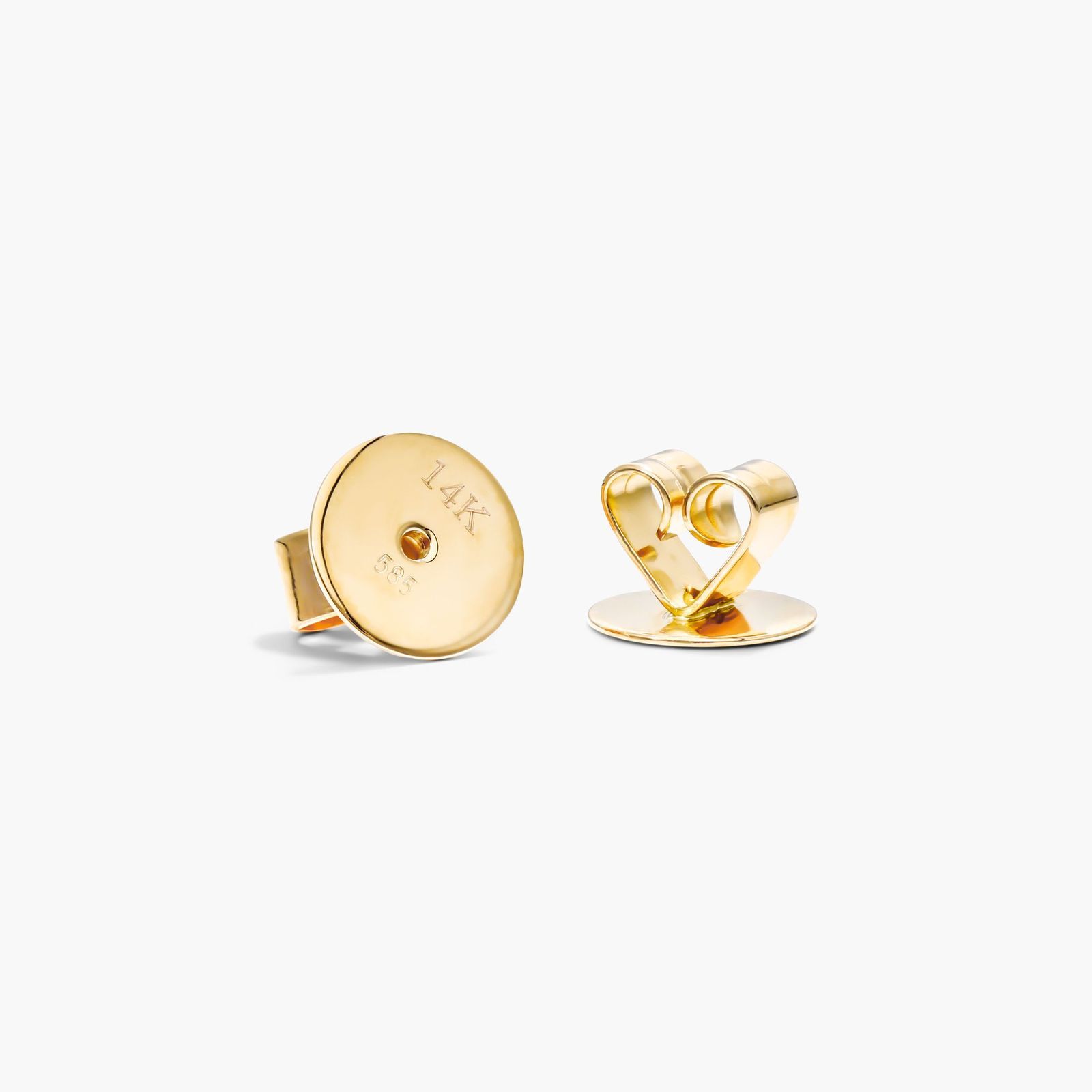 Flower Diamond Earrings With Baguette Cut And Round Diamonds In 14K Yellow Gold