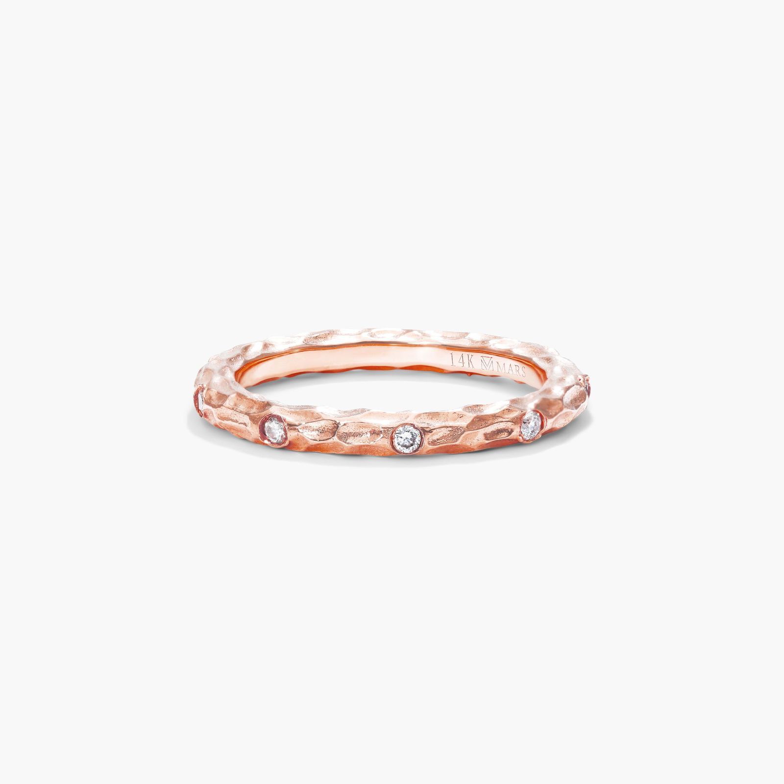 Organic Branch Diamond Ring In 14K Rose Gold