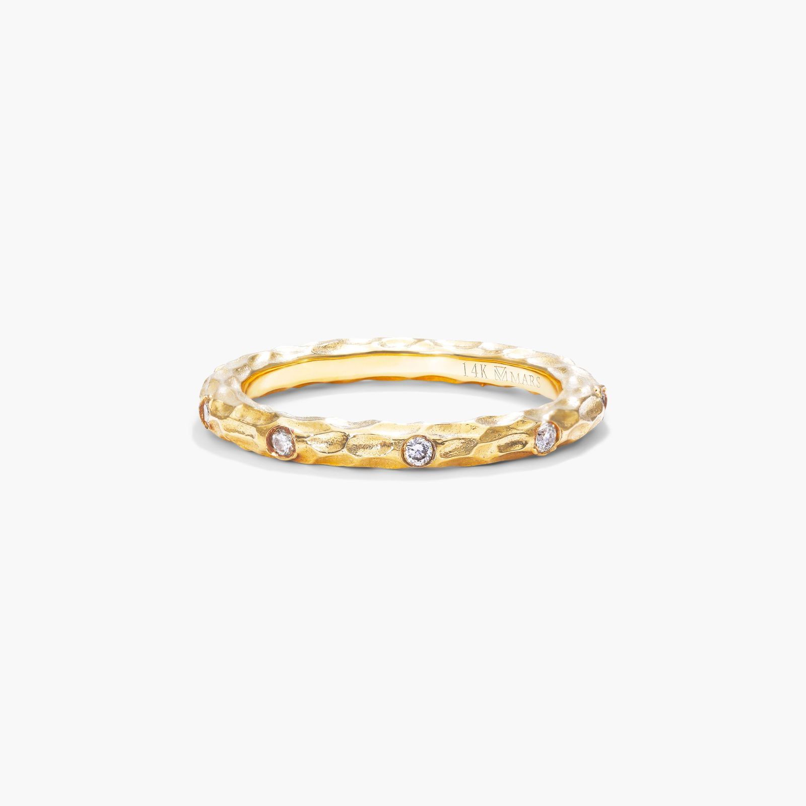 Organic Branch Diamond Ring In 14K Yellow Gold