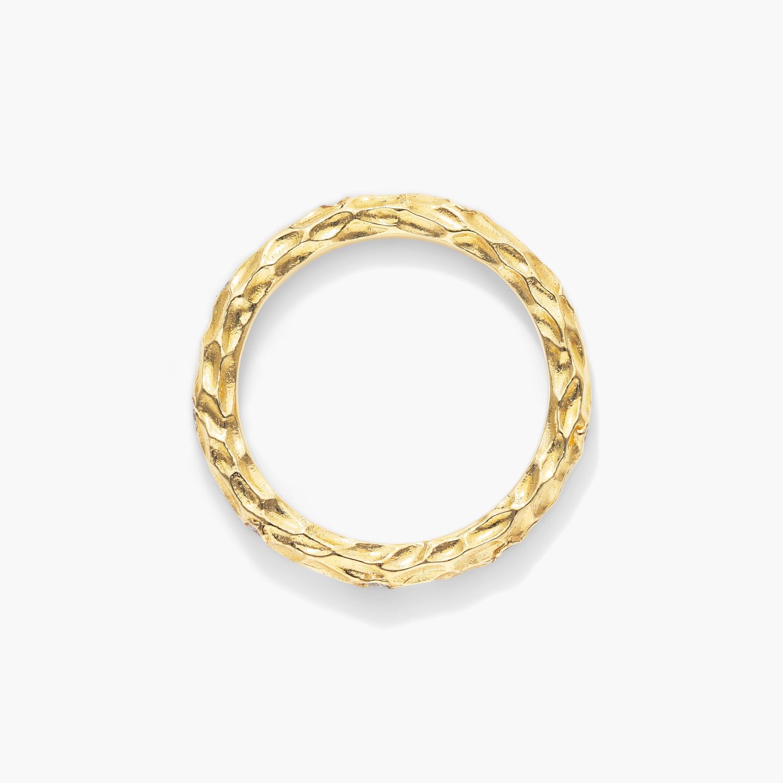 Organic Branch Diamond Ring In 14K Yellow Gold
