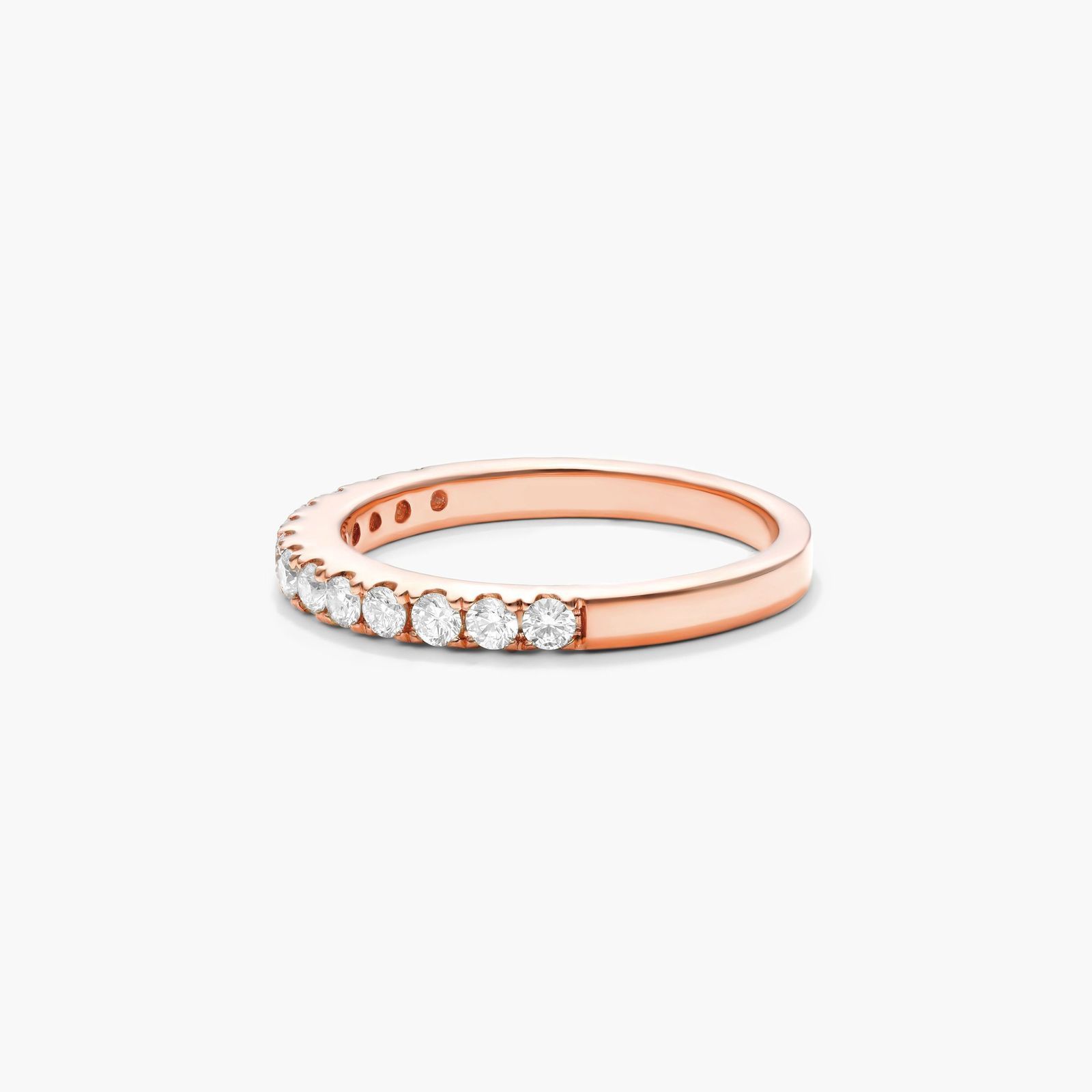 Micropavé Diamond Ring (0.5 CTW) In 14K Rose Gold