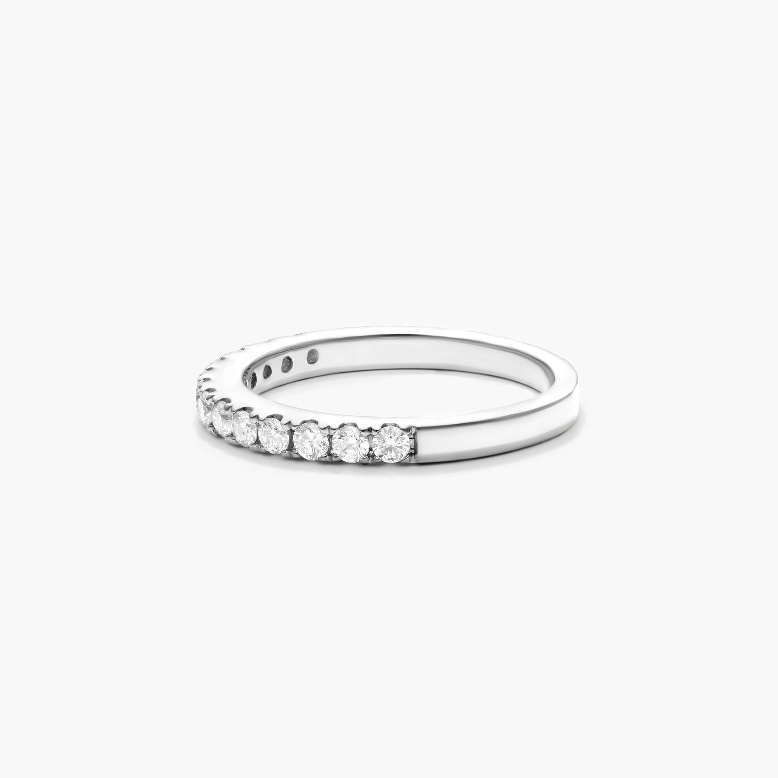 Micropavé Diamond Ring (0.5 CTW) In Platinum