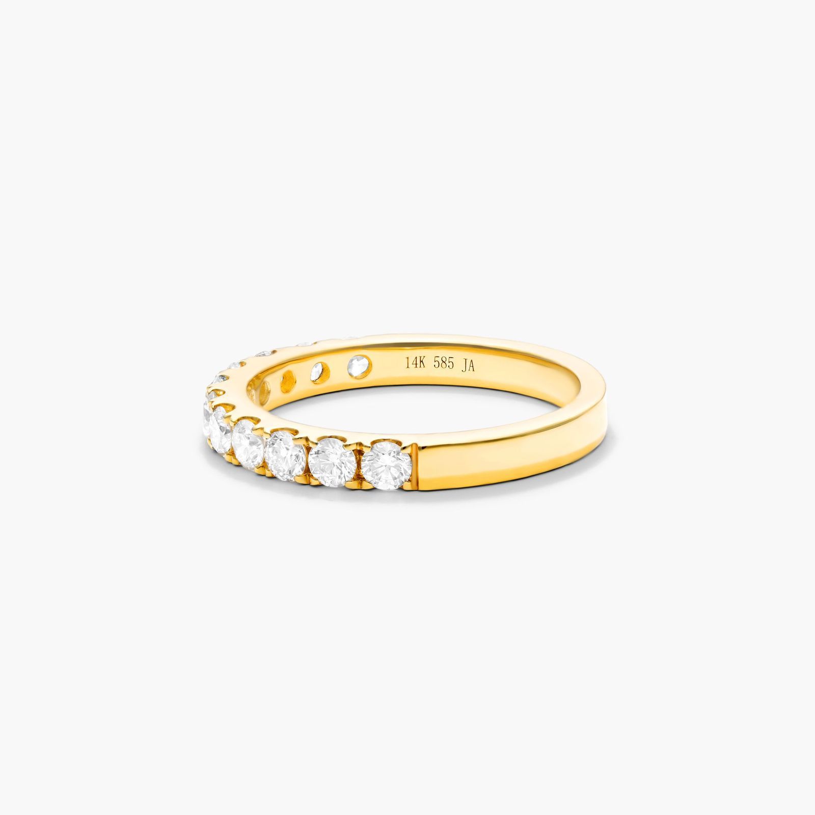 Micropavé Diamond Ring (0.75 CTW) In 14K Yellow Gold