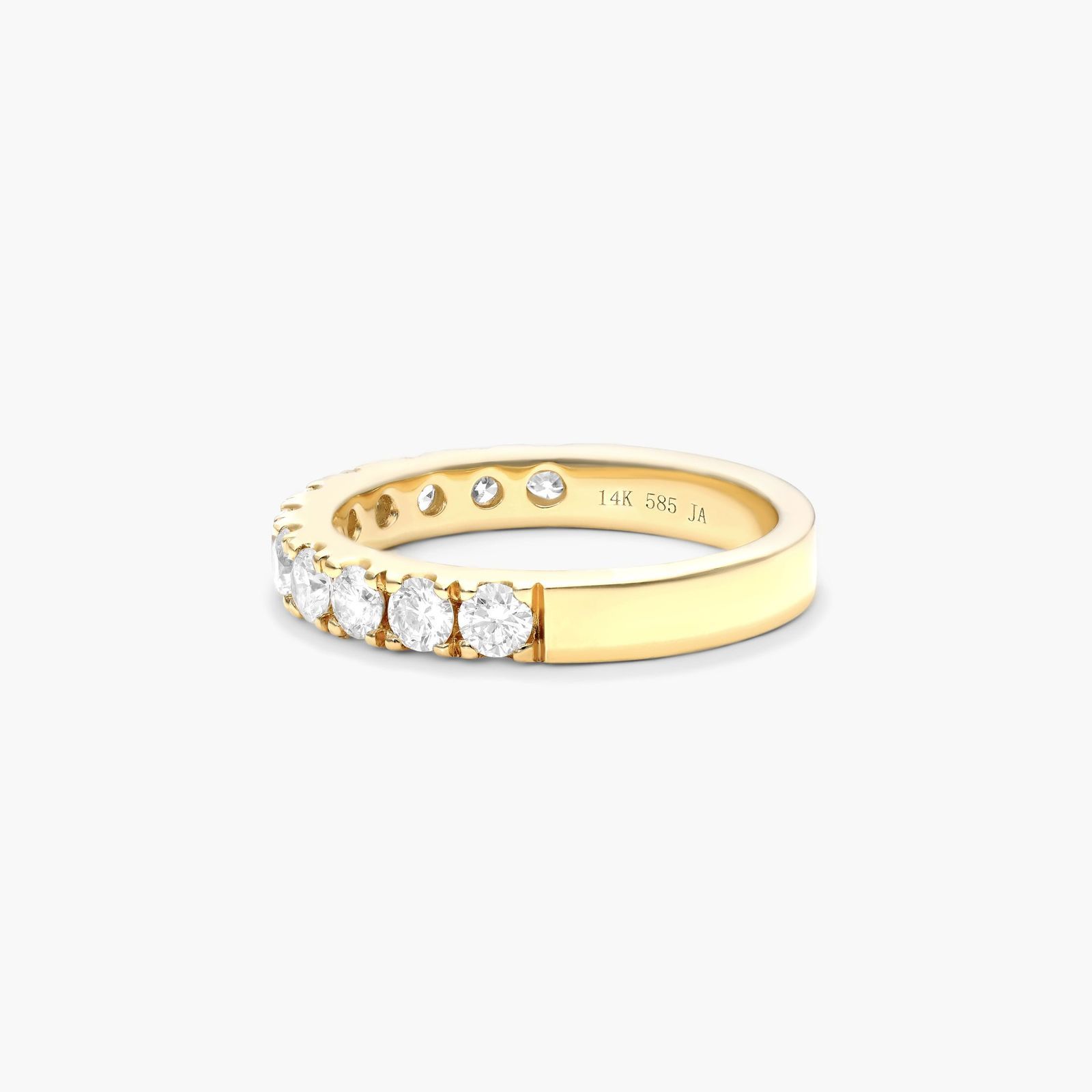 Micropavé Diamond Ring (1 CTW) In 14K Yellow Gold