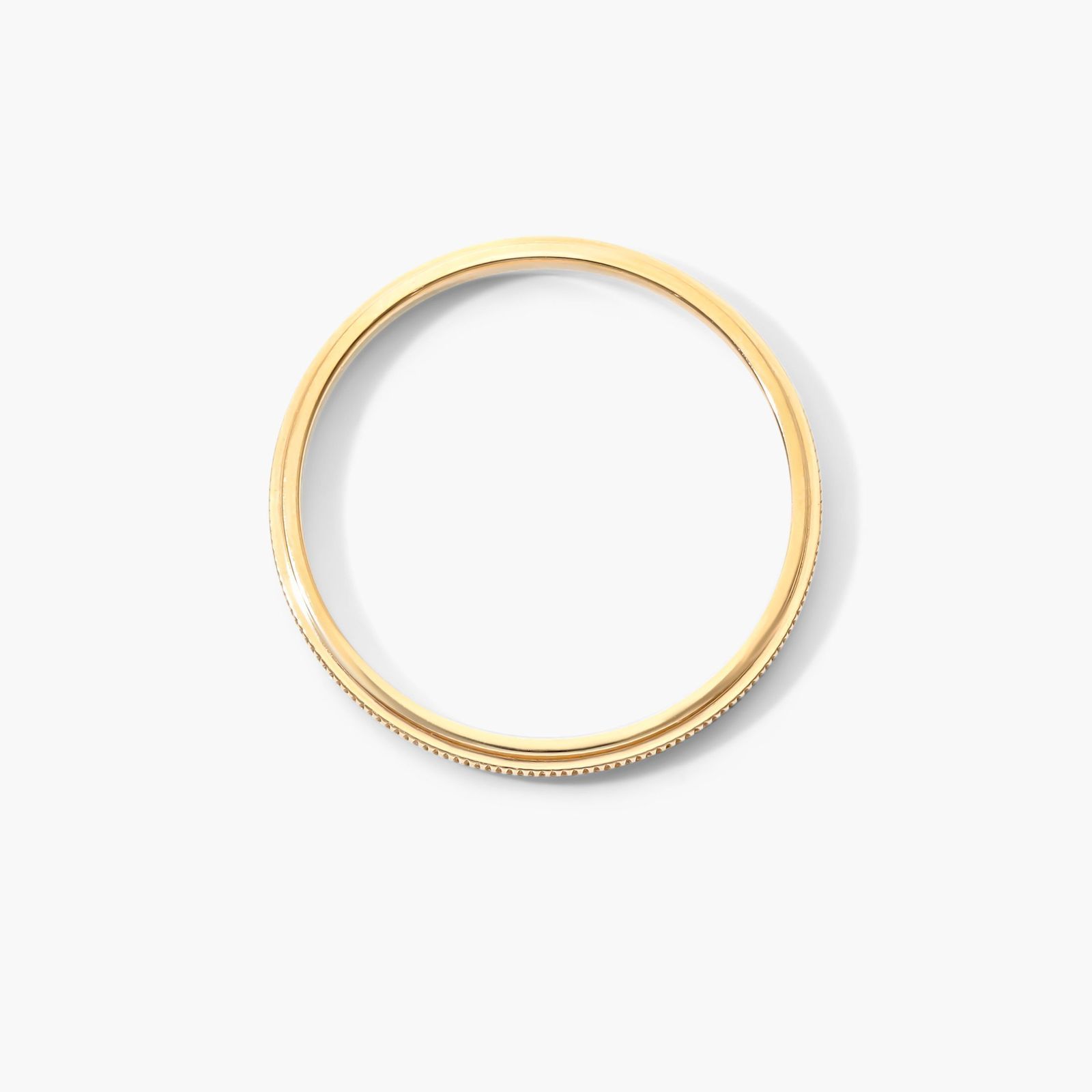 Milgrain Row Ring In 14K Yellow Gold