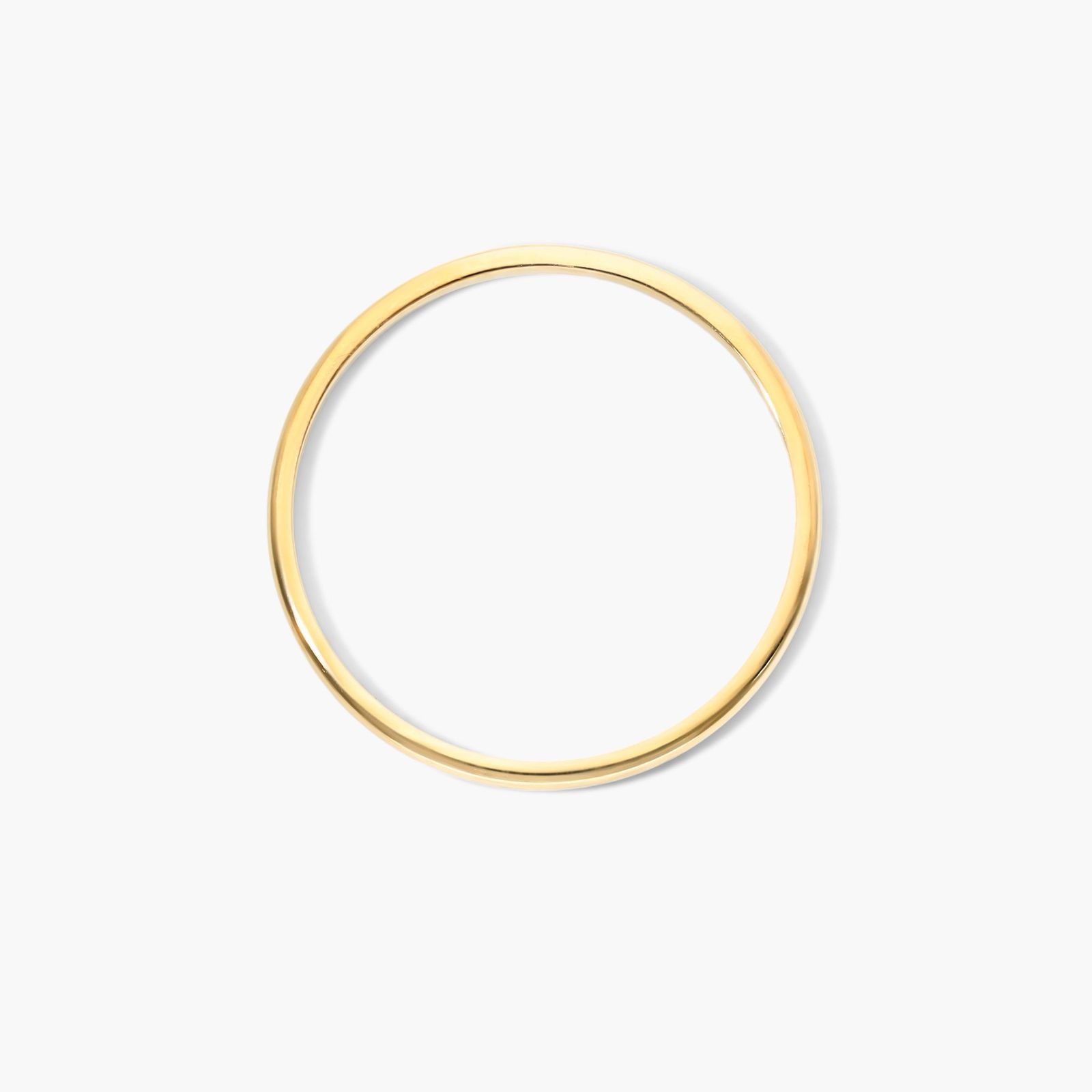 Rounded Ring In 14K Yellow Gold