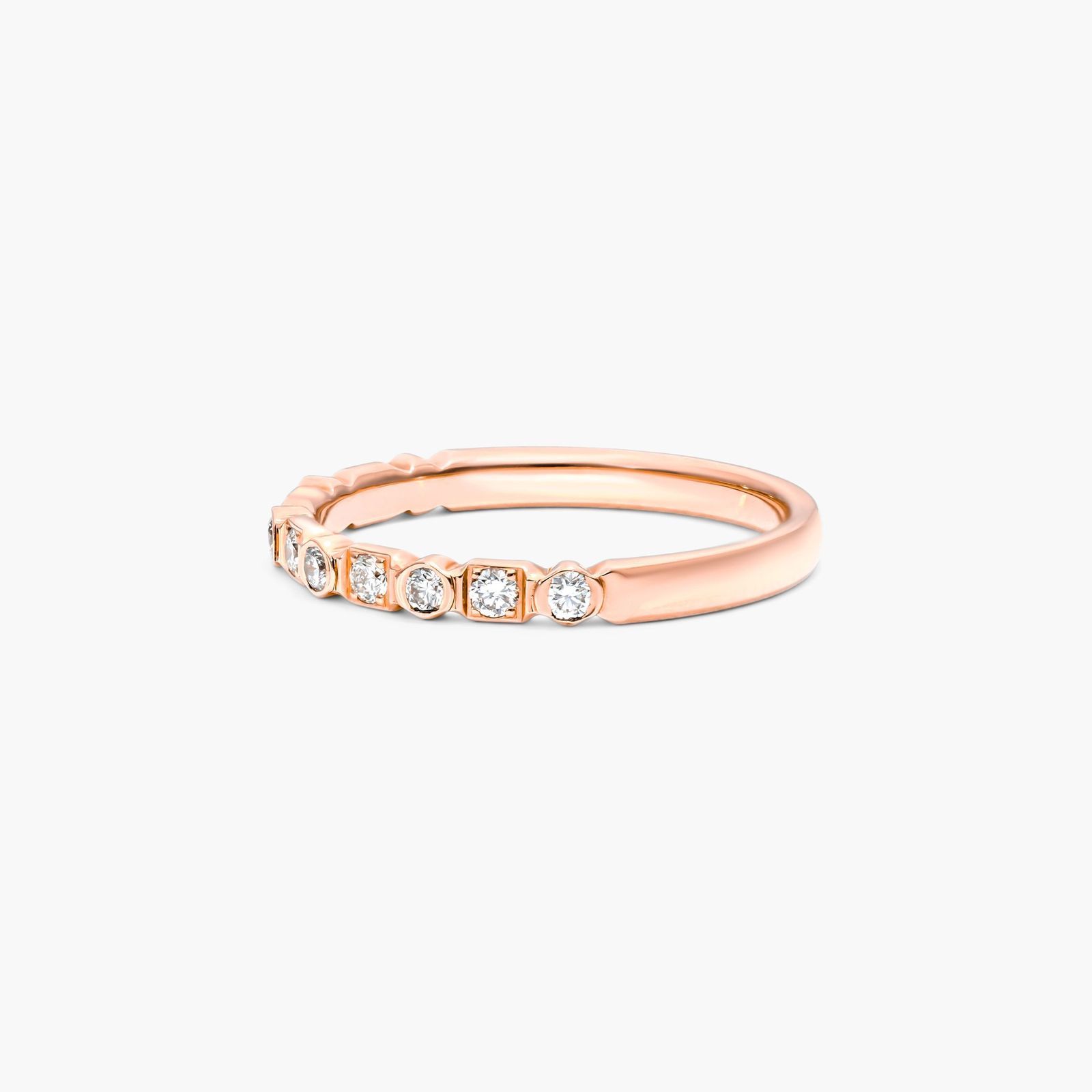 Multi-Shaped Diamond Ring In 14K Rose Gold