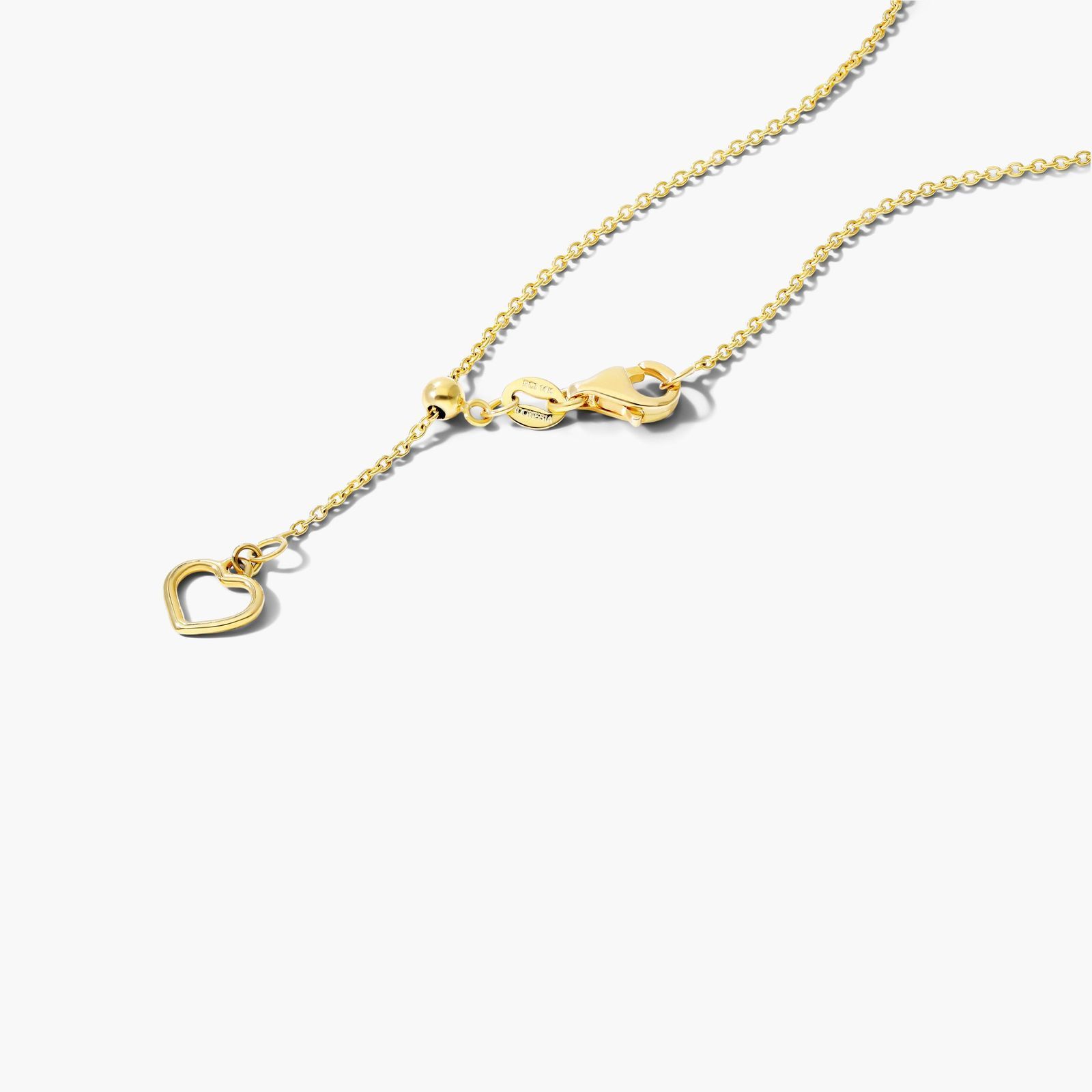 Graduated Diamond Necklace In 14K Yellow Gold