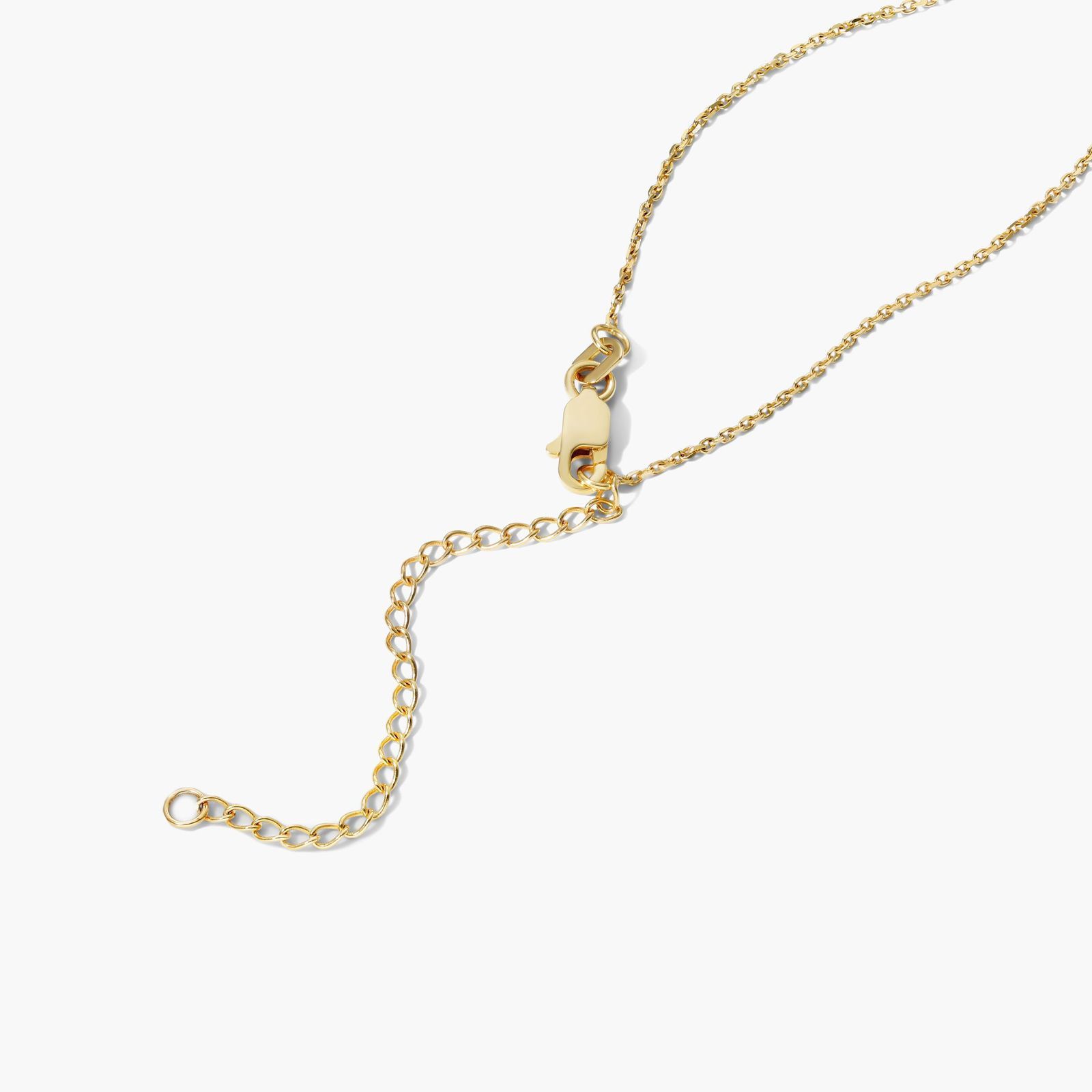 14K Yellow Gold Dark Blue Enamel Nautical Diamond Medallion Necklace