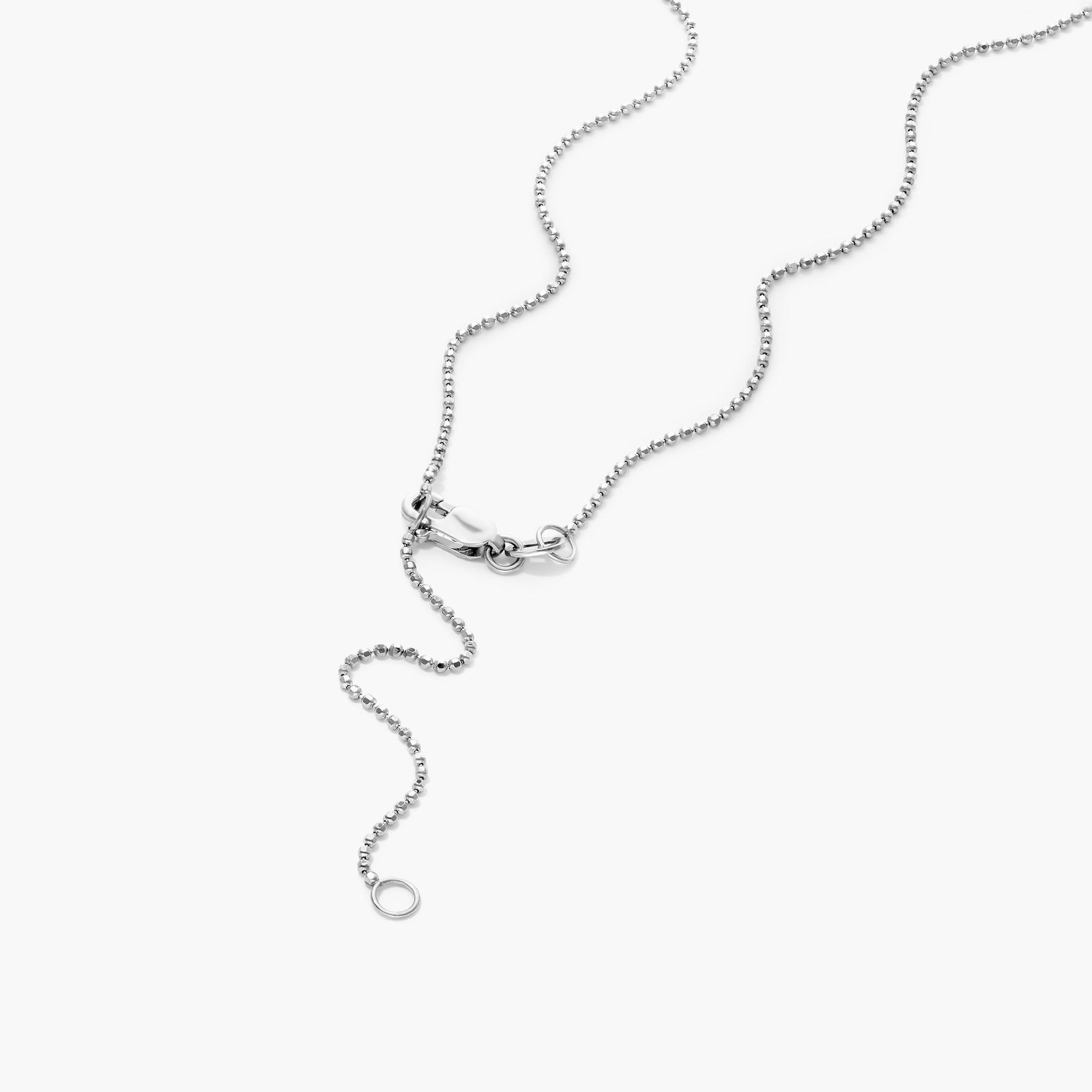 Diamond Cleopatra Necklace In 14K White Gold by Brevani