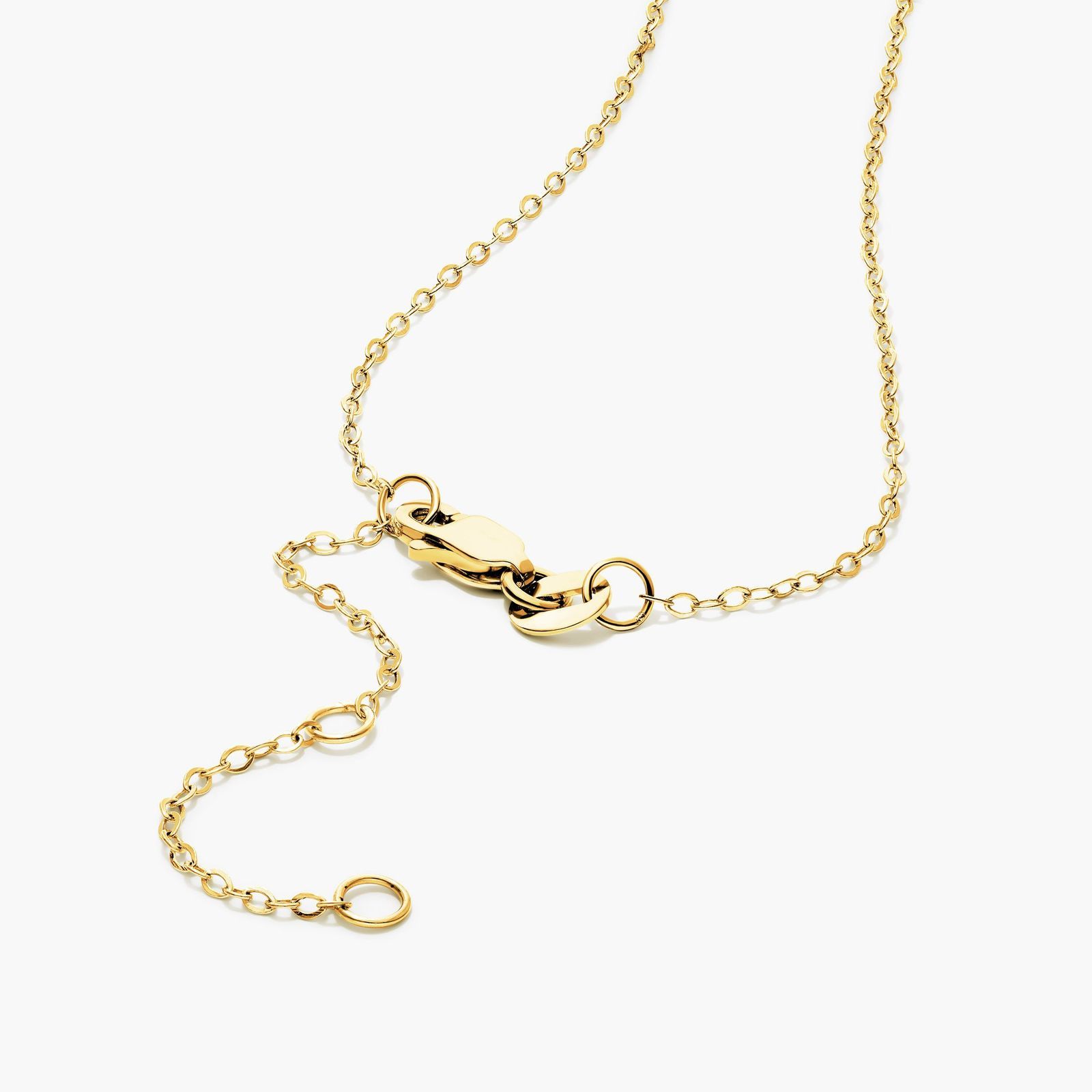 I Heart You Diamond Necklace In 14K Yellow Gold