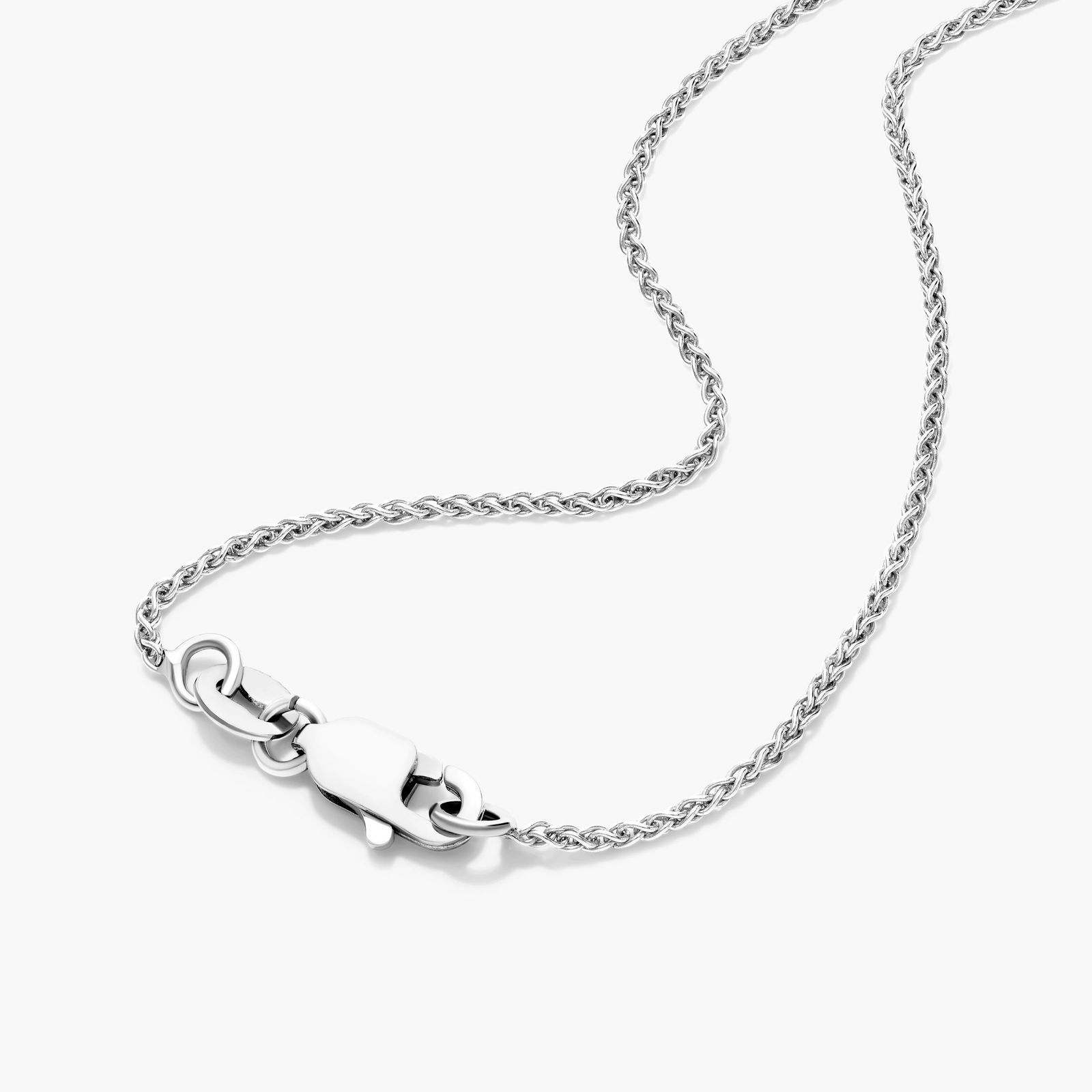 Magnolia Diamond Pendant In 14K White Gold