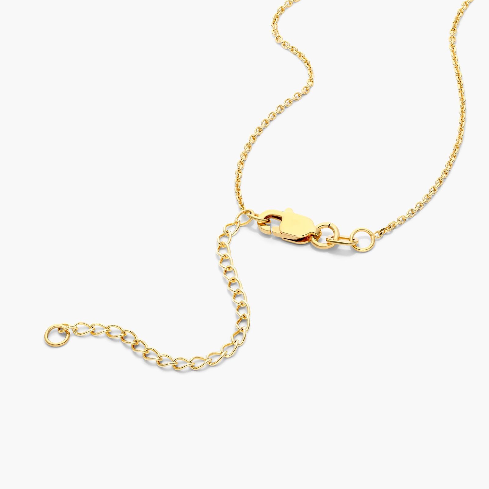 Diamond Cluster Station Necklace In 14K Yellow Gold