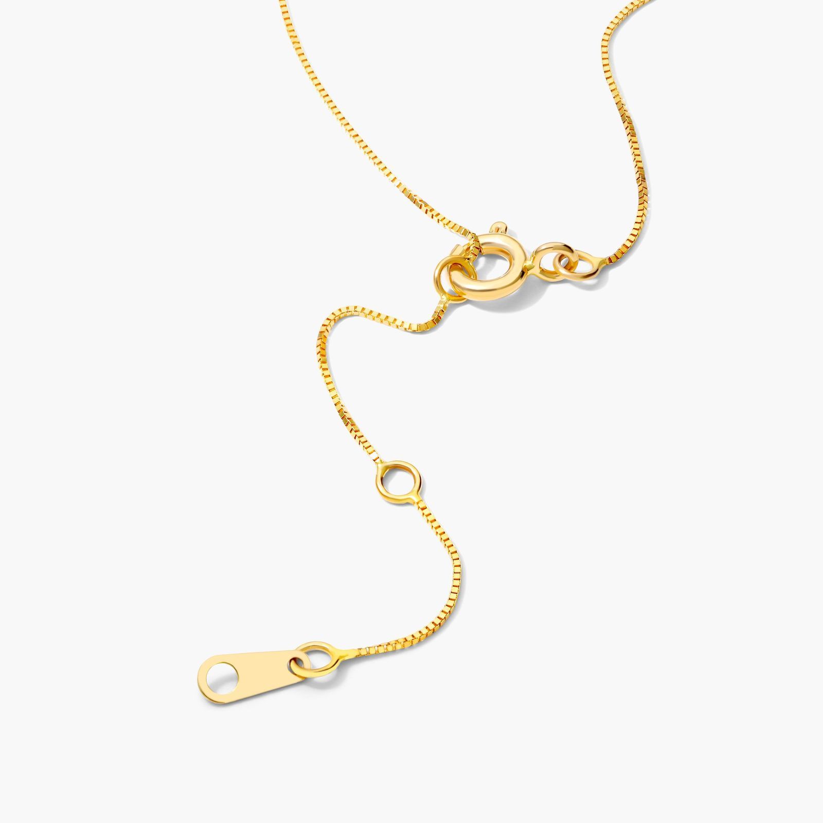 Graduating Lab-Grown Diamond Curved Necklace In 14K Yellow Gold