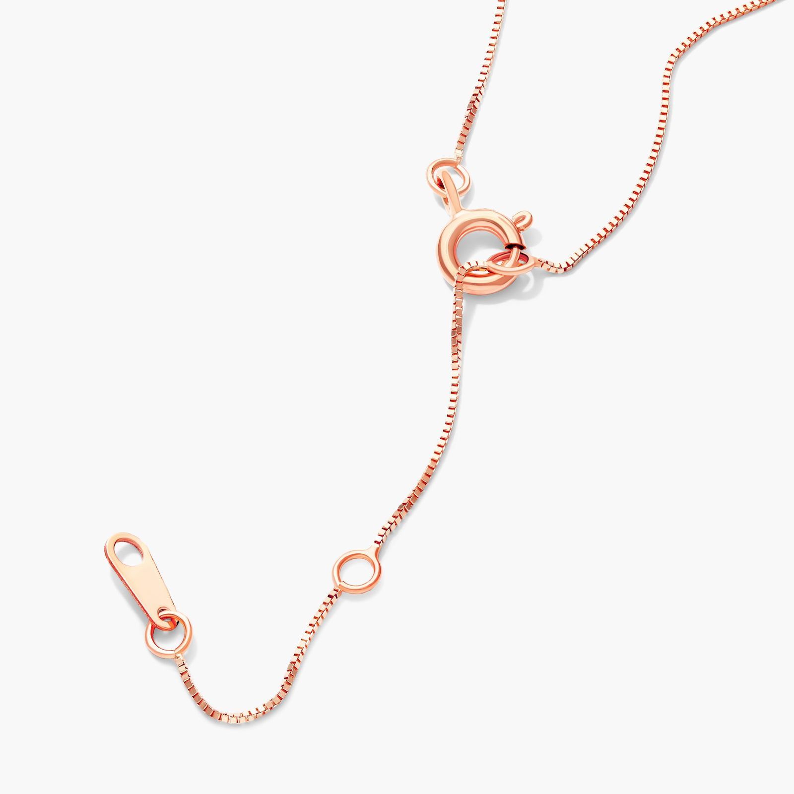 Lab-Grown Diamond Open Clover Pendant In 14K Rose Gold