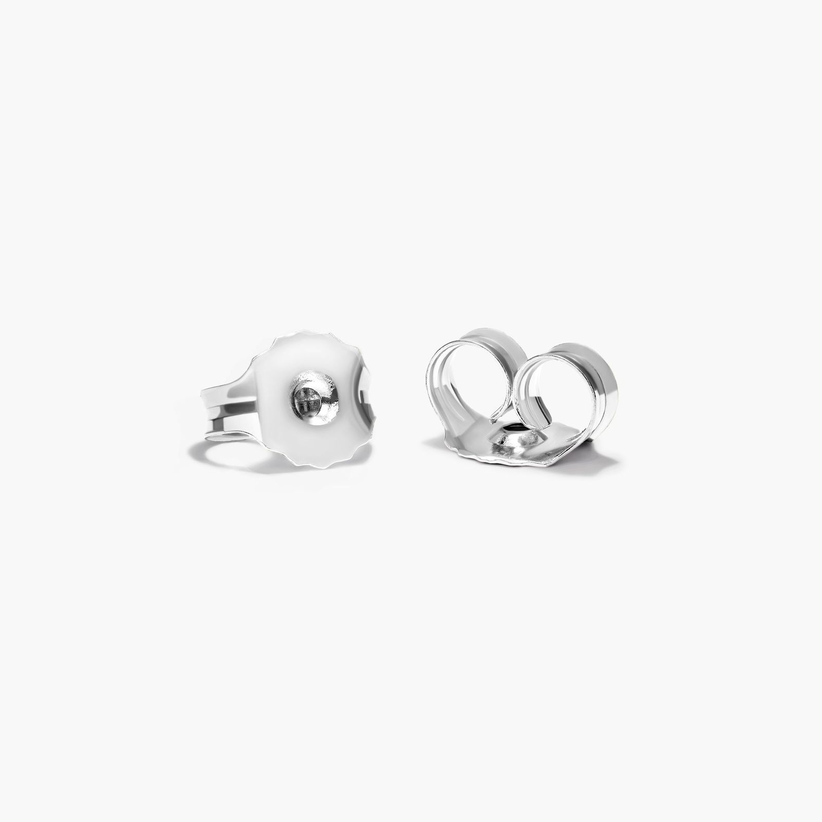 14K White Gold Tidal Wave Lab-Grown Diamond Drop Stud Earrings