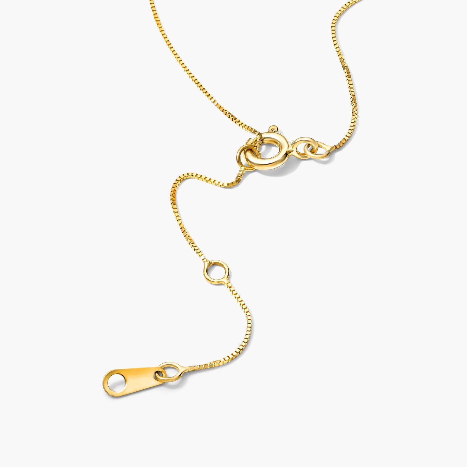 Seven Stone Halo Lab-Grown Diamond Necklace In 14K Yellow Gold