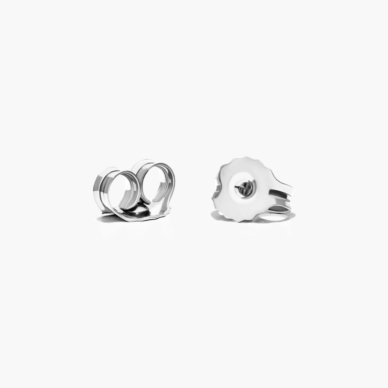 Drop Earrings With Round Diamonds In 14K White Gold