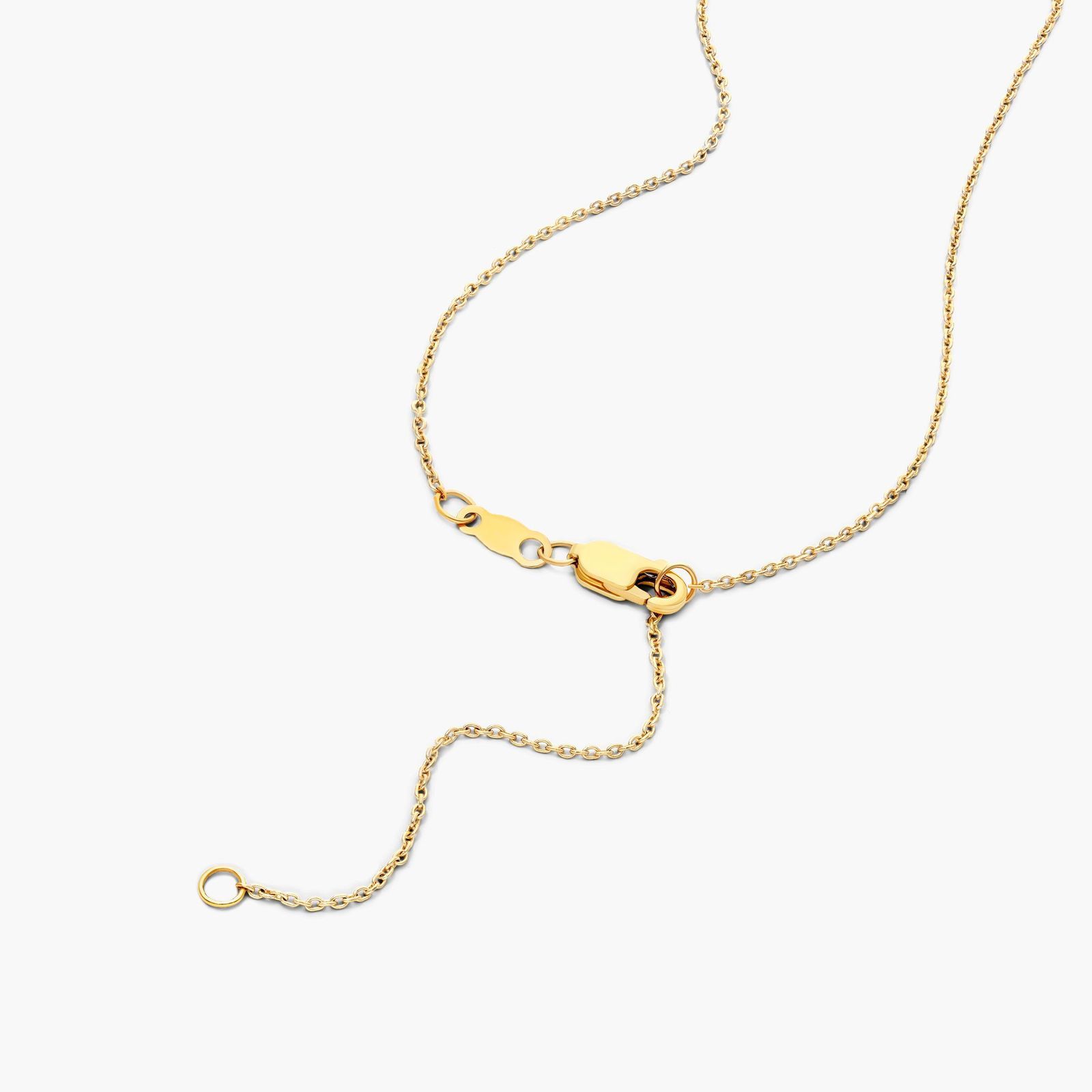 Scatter Diamond Necklace  In 14K Yellow Gold