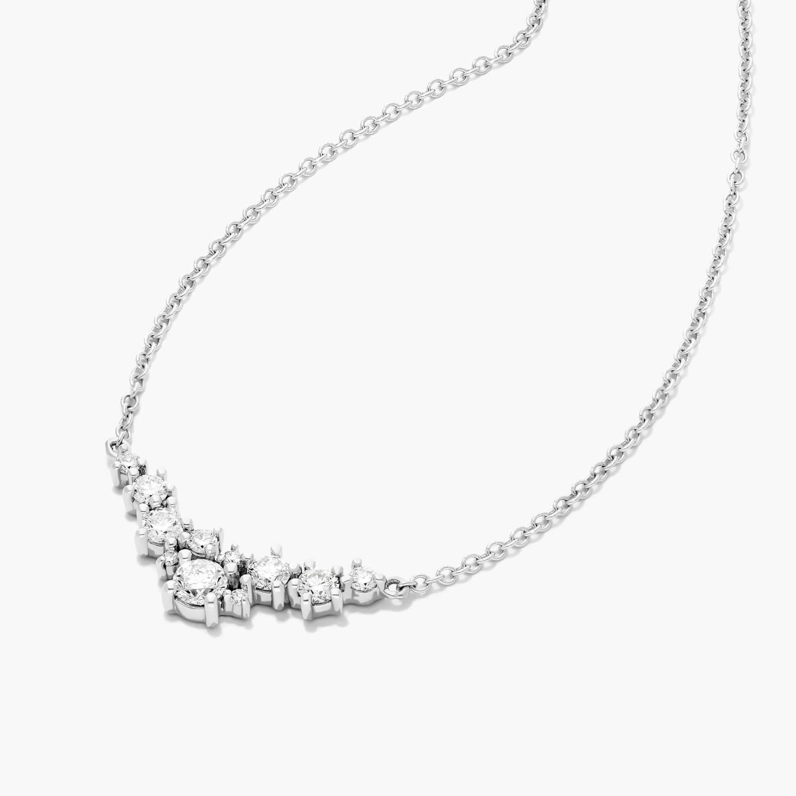 Cosmos Lab-Grown Diamond Necklace In 14K White Gold