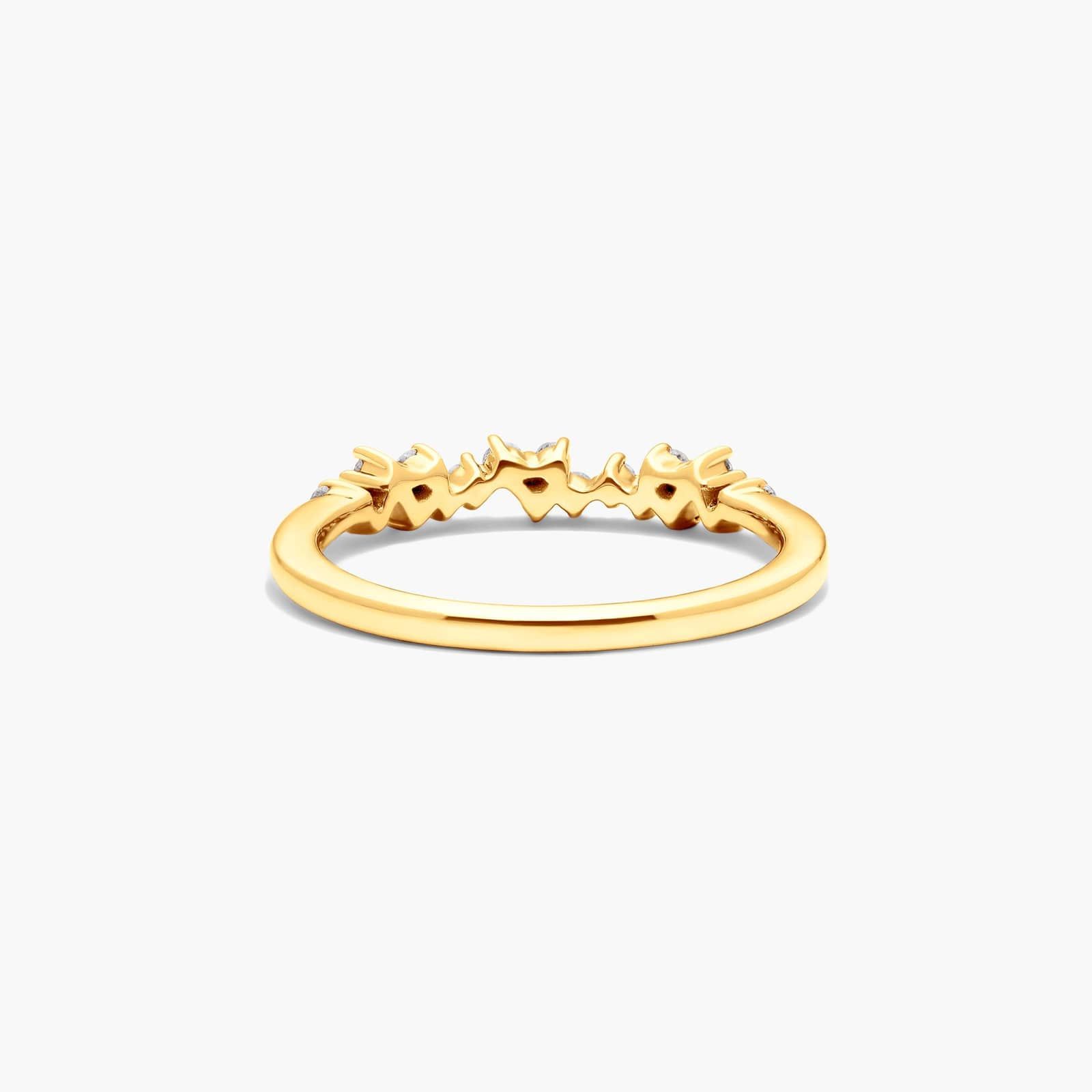 Cosmos Diamond Ring In 14K Yellow Gold