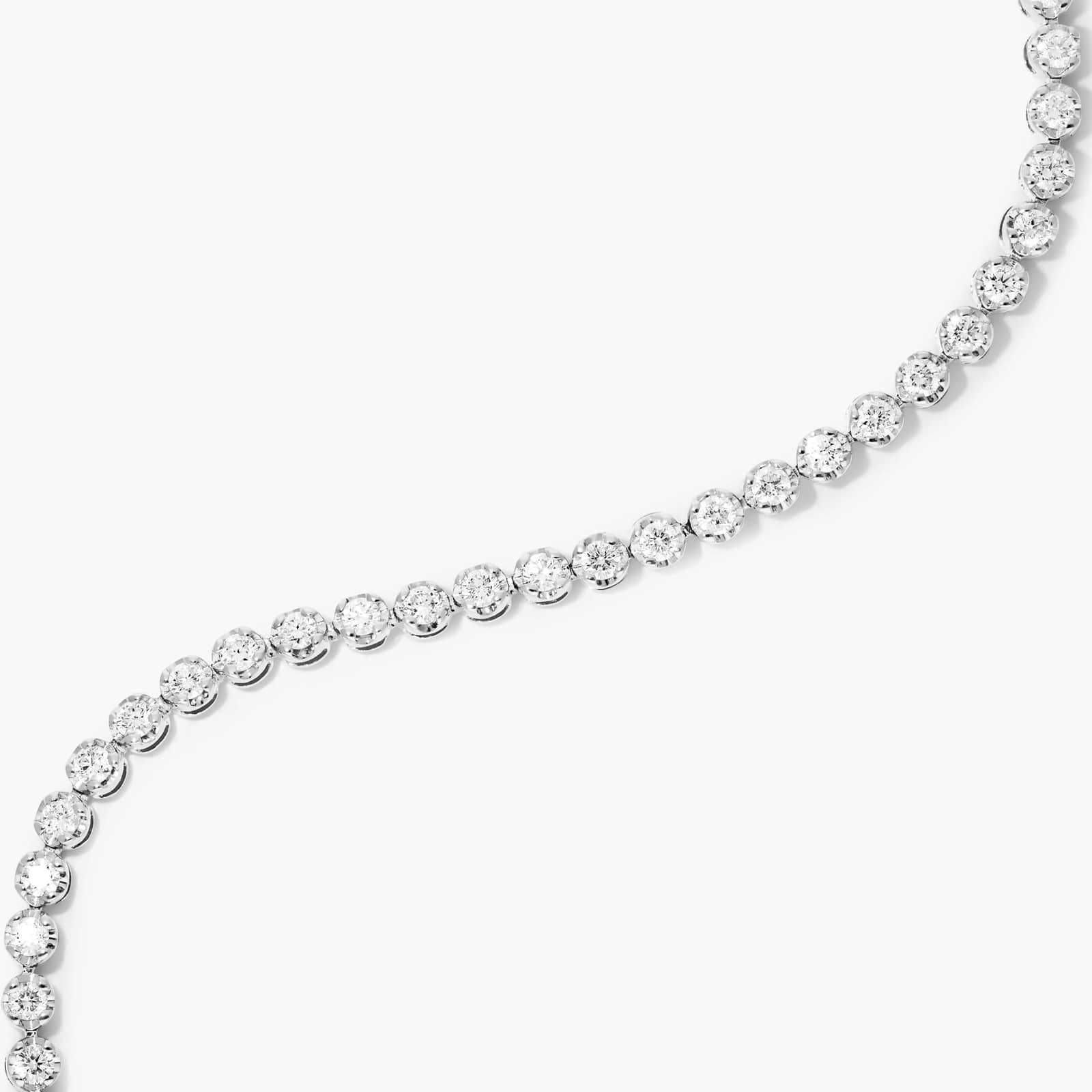 Petite Tennis Bracelet With 1 CTW Diamonds In 14K White Gold