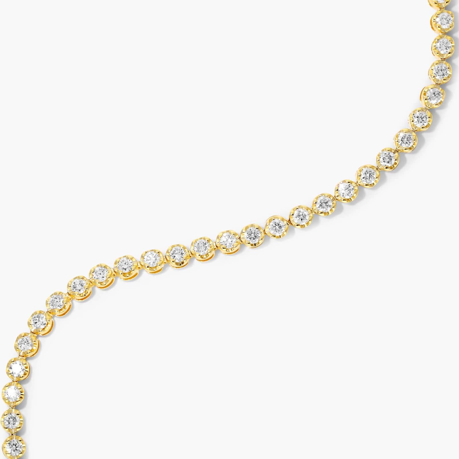 Petite Tennis Bracelet With 1 CTW Diamonds In 14K Yellow Gold