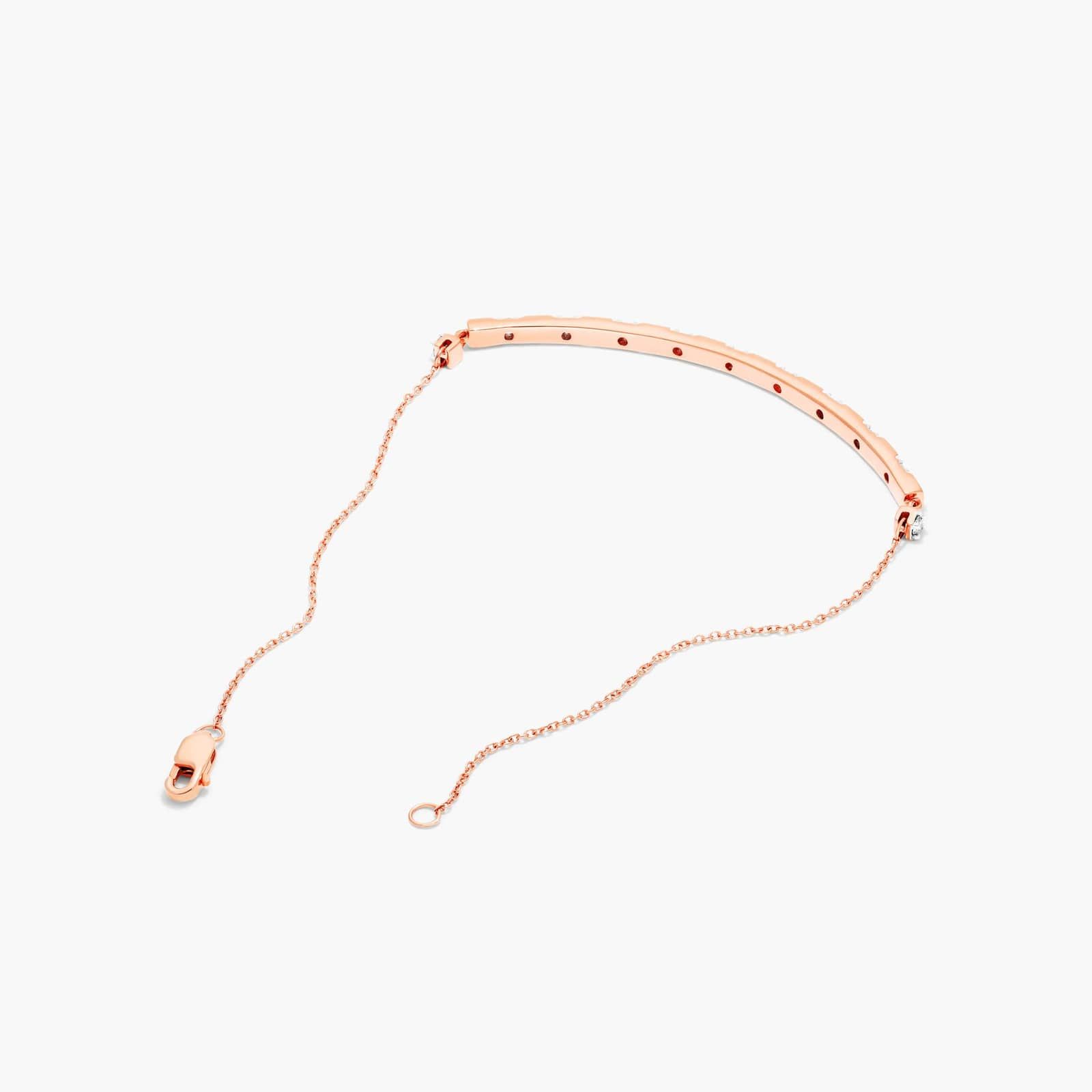Abyss Lab-Grown Diamond Bracelet In 14K Rose Gold