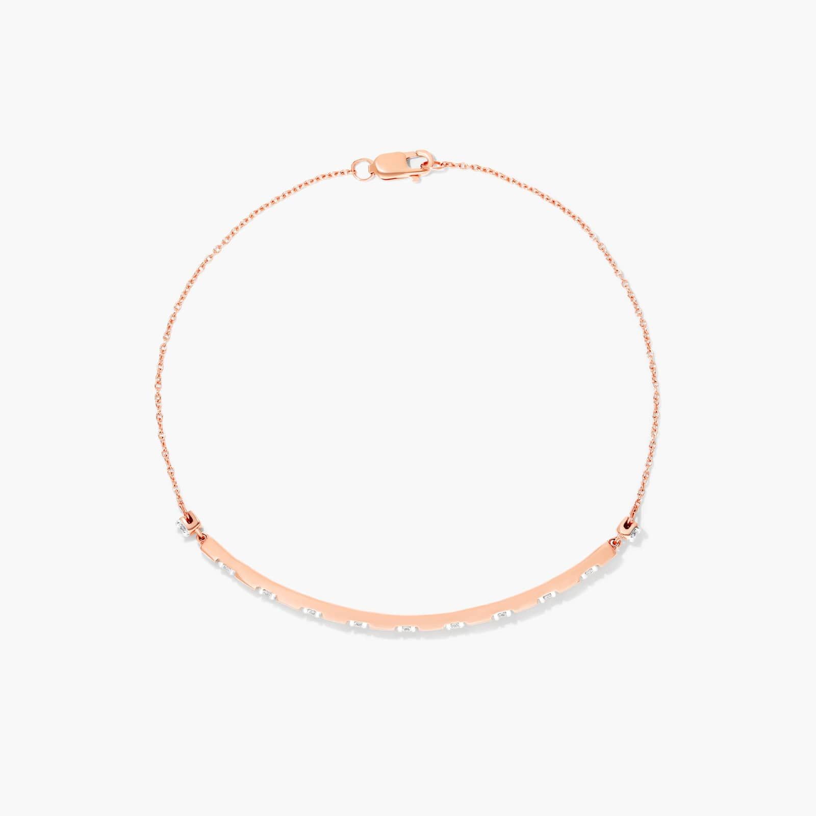 Abyss Lab-Grown Diamond Bracelet In 14K Rose Gold