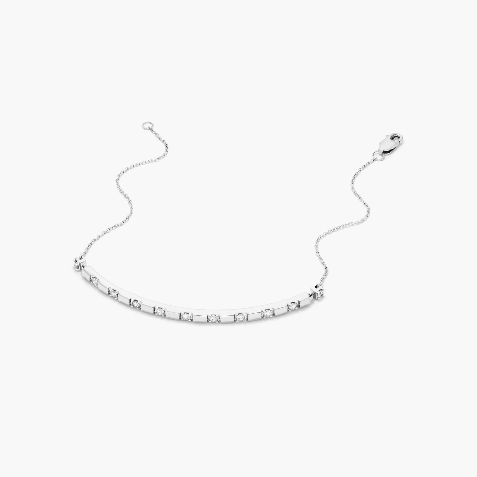 Abyss Lab-Grown Diamond Bracelet In 14K White Gold