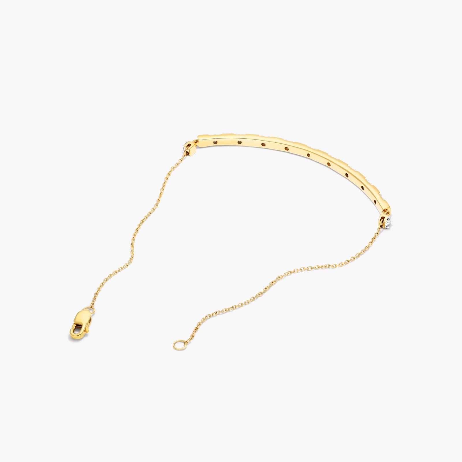 Abyss Lab-Grown Diamond Bracelet In 14K Yellow Gold