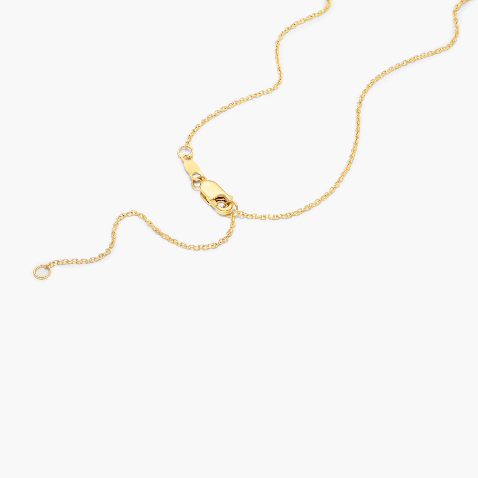 Abyss Lab-Grown Diamond Bar Necklace In 14K Yellow Gold
