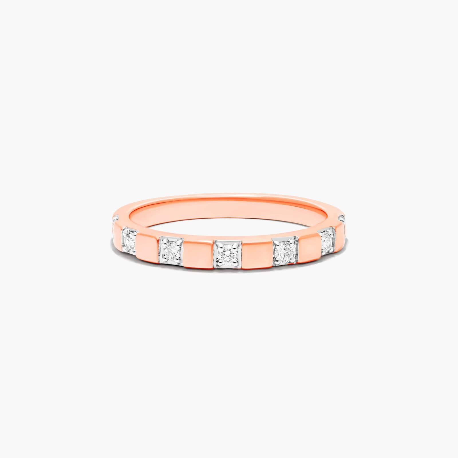 Abyss Lab-Grown Diamond Band In 14K Rose Gold