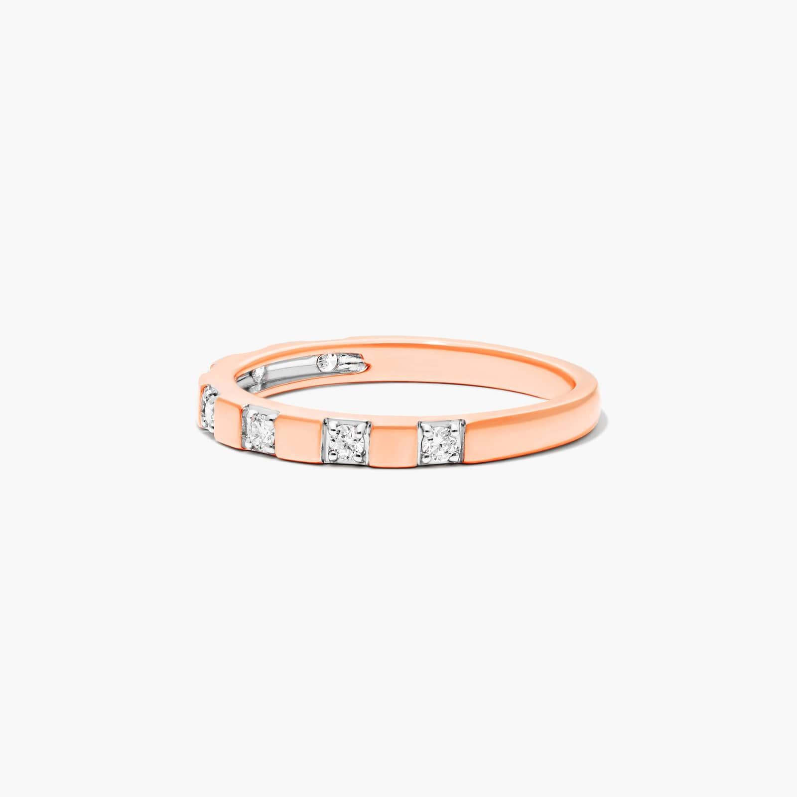 Abyss Lab-Grown Diamond Band In 14K Rose Gold