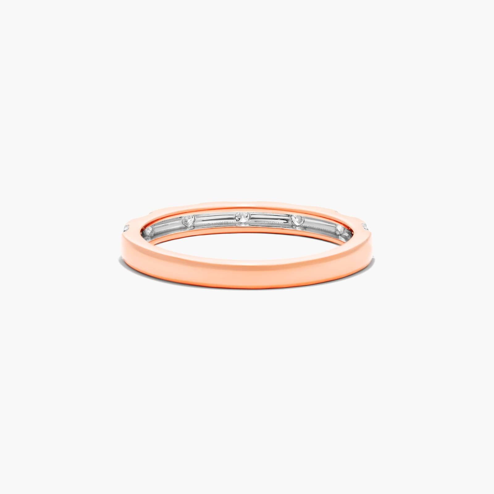 Abyss Lab-Grown Diamond Band In 14K Rose Gold