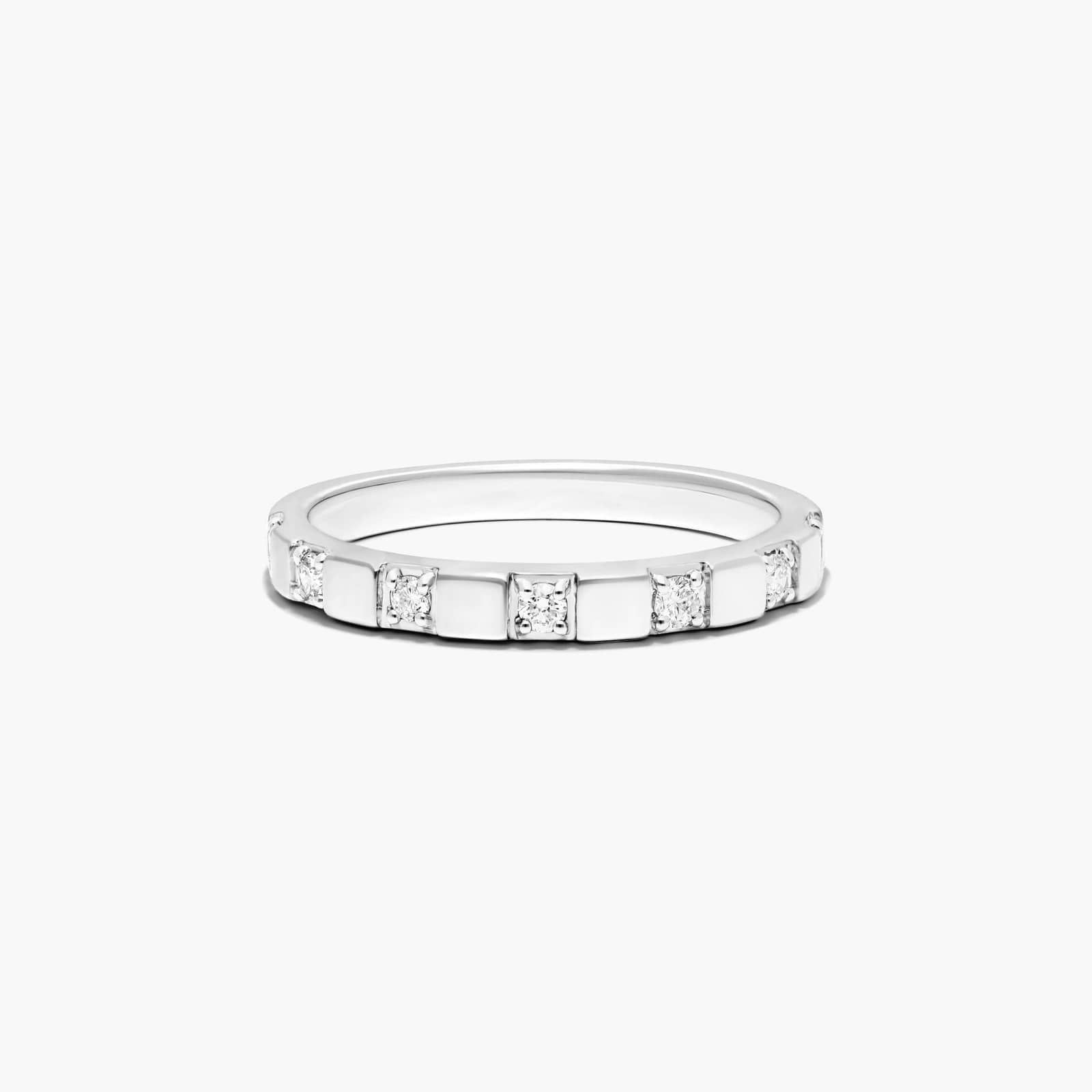Abyss Lab-Grown Diamond Band In 14K White Gold