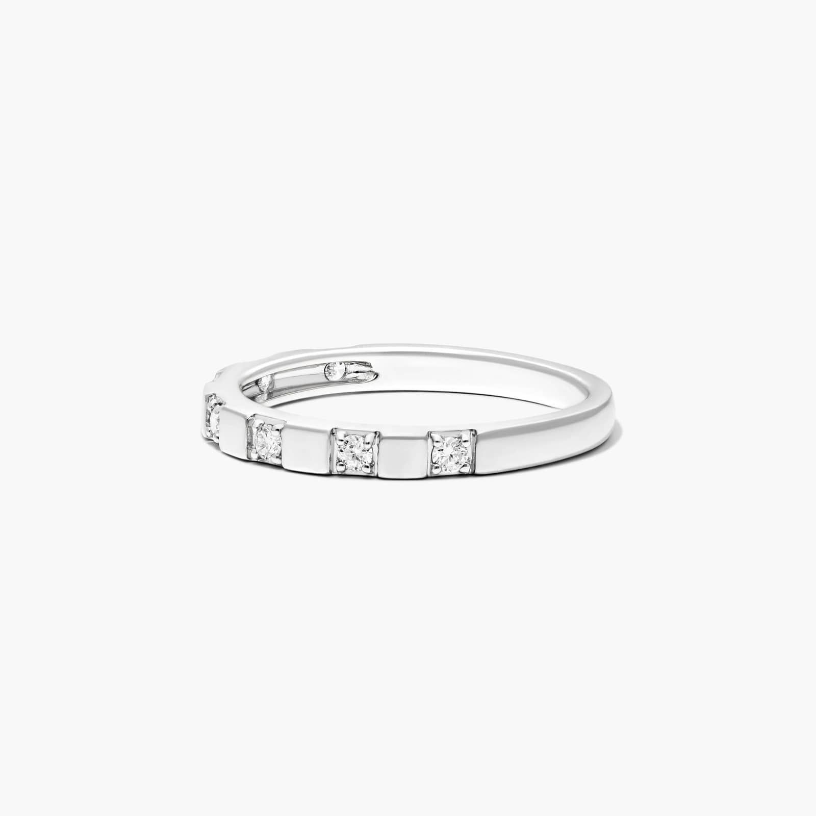 Abyss Lab-Grown Diamond Band In 14K White Gold