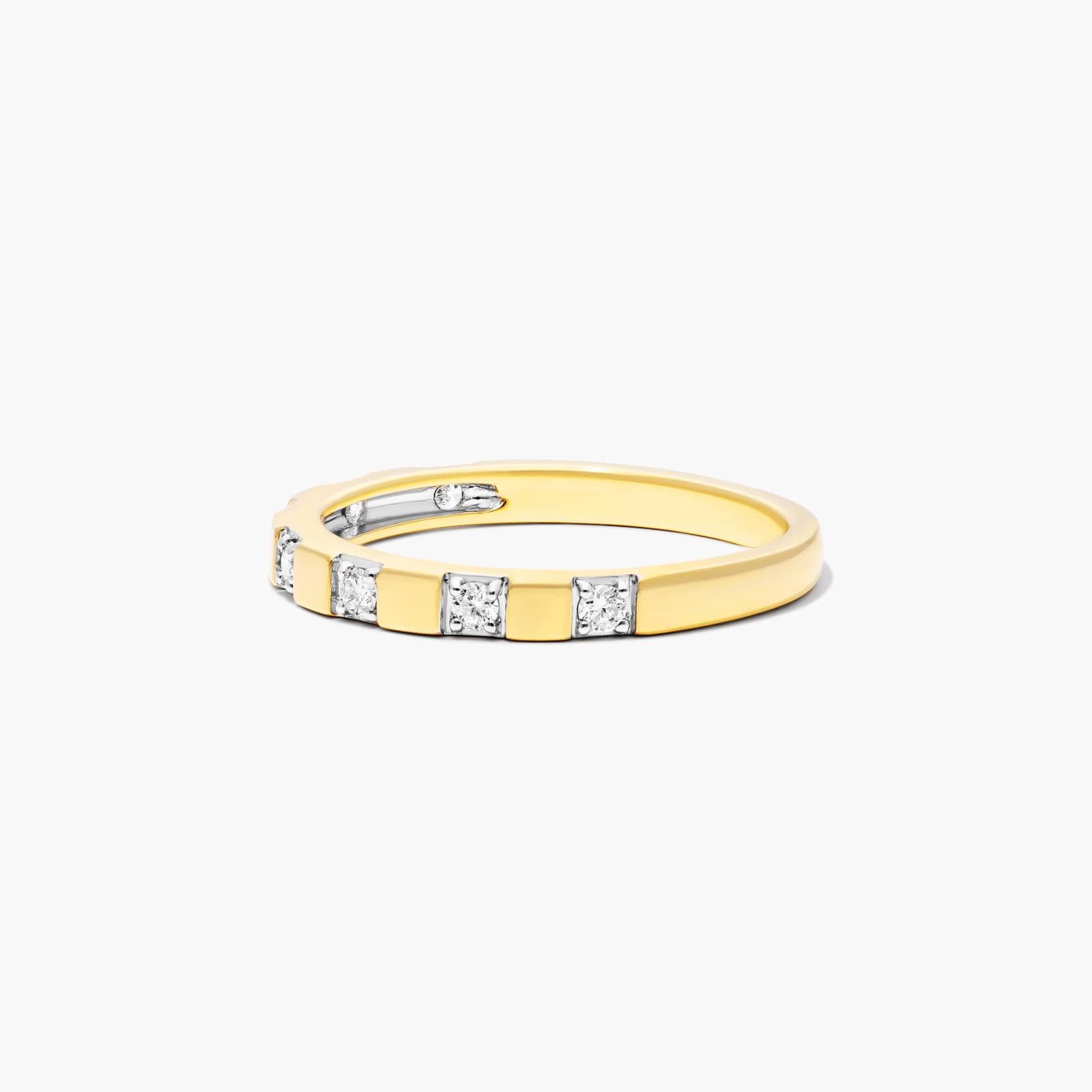 Abyss Lab-Grown Diamond Band In 14K Yellow Gold
