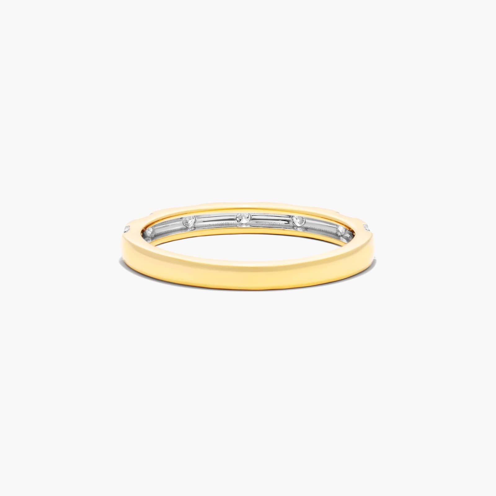 Abyss Lab-Grown Diamond Band In 14K Yellow Gold