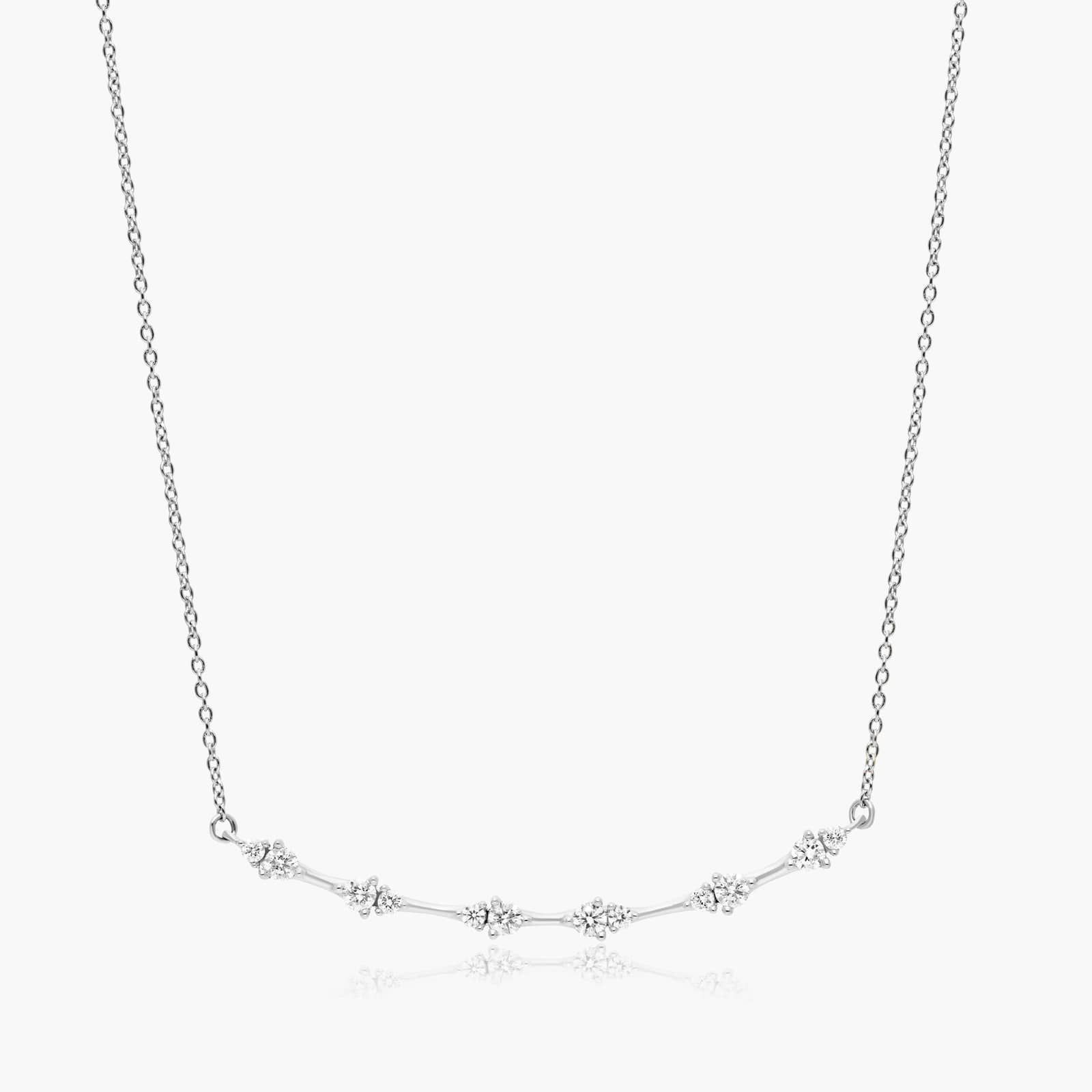 Luminance Lab-Grown Diamond Necklace In 14K White Gold