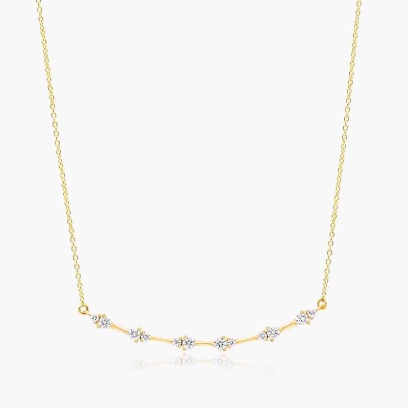 Luminance Lab-Grown Diamond Necklace In 14K Yellow Gold