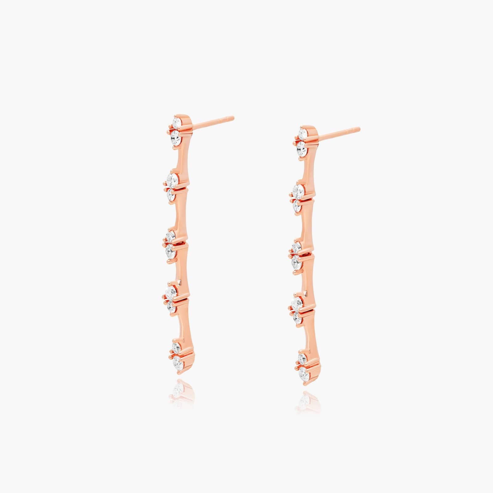 Luminance Lab-Grown Diamond Drop Earrings In 14K Rose Gold