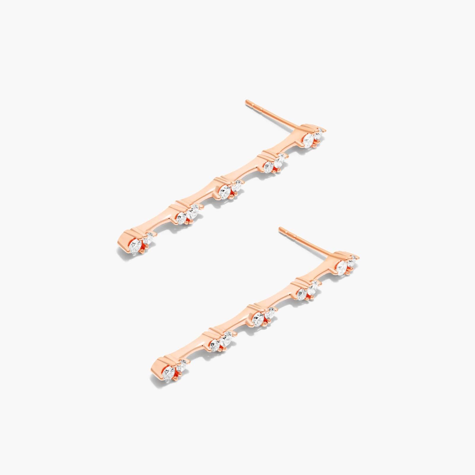 Luminance Lab-Grown Diamond Drop Earrings In 14K Rose Gold