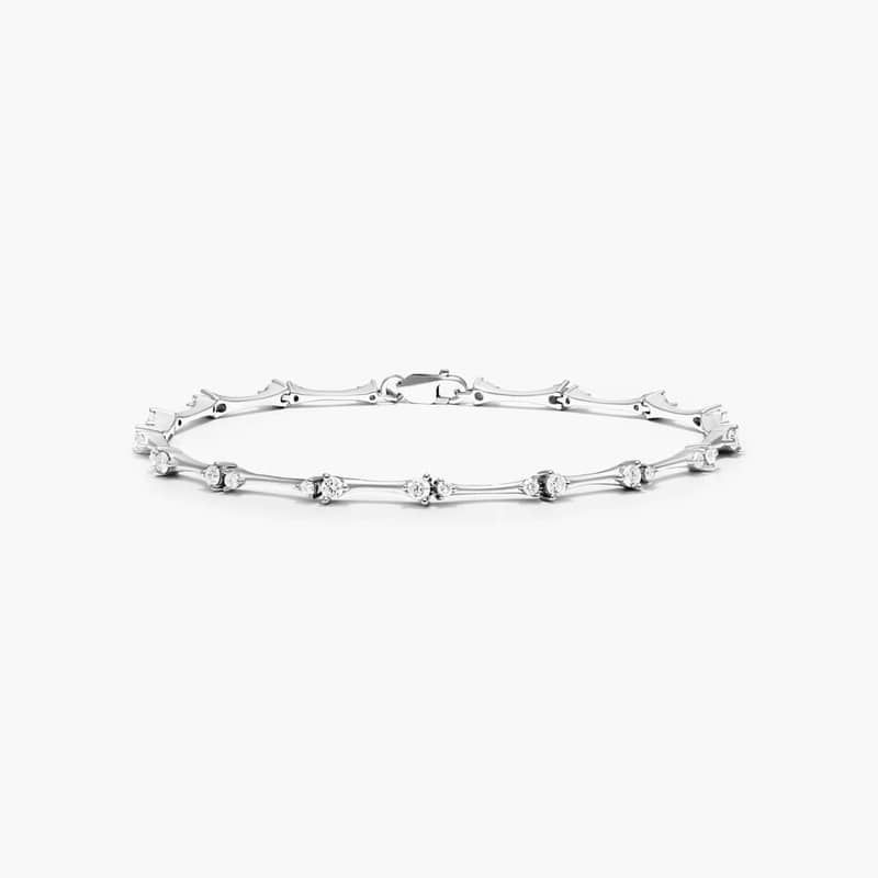 Luminance Lab-Grown Diamond Bracelet In 14K White Gold