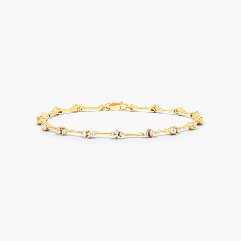 Luminance Lab-Grown Diamond Bracelet In 14K Yellow Gold