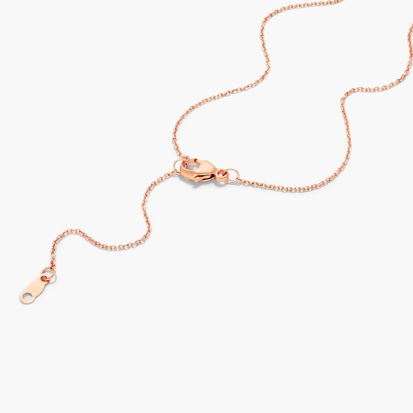 Aura Lab-Grown Diamond Necklace In 14K Rose Gold